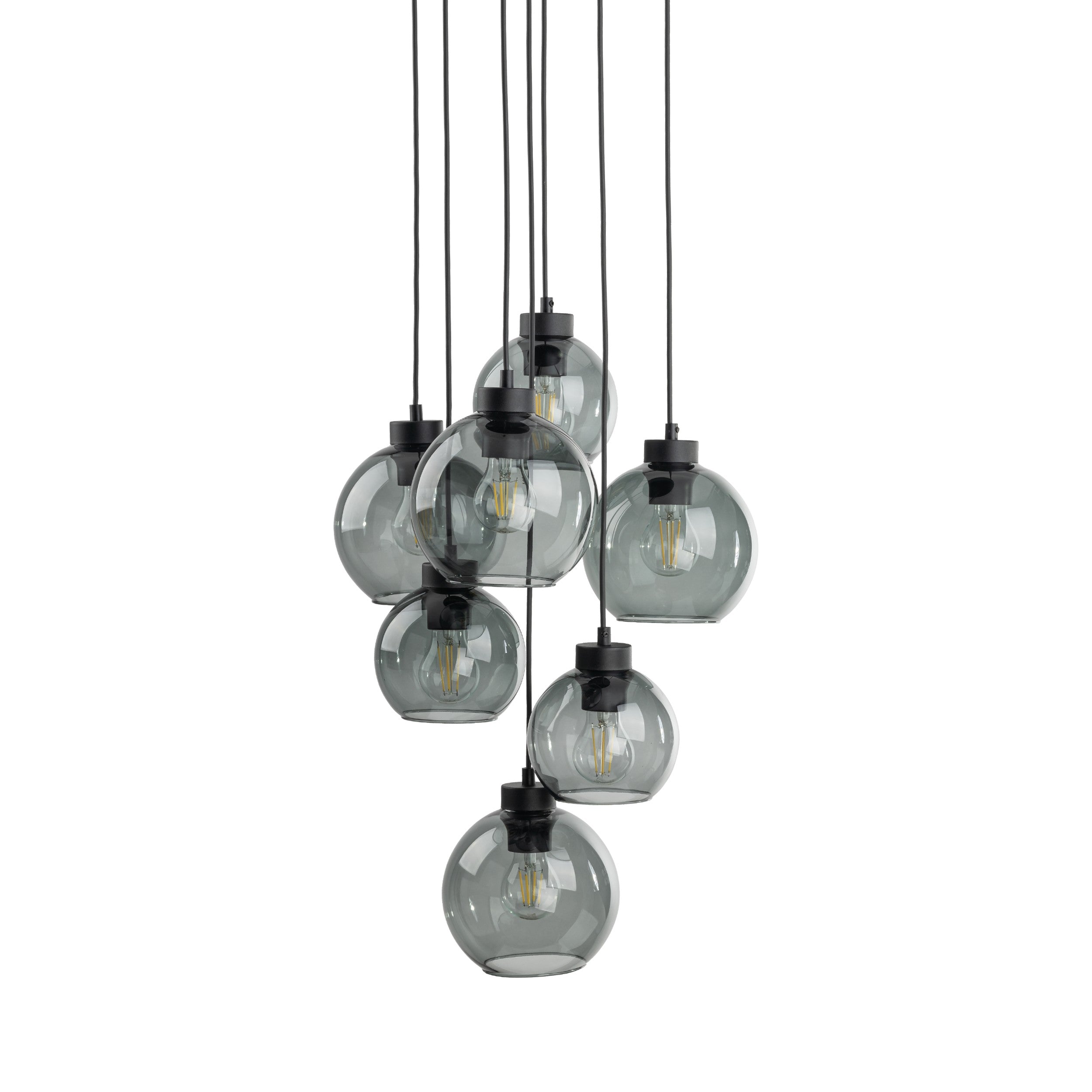 CUBUS Graphite Glass Scandinavian Pendant Light 7