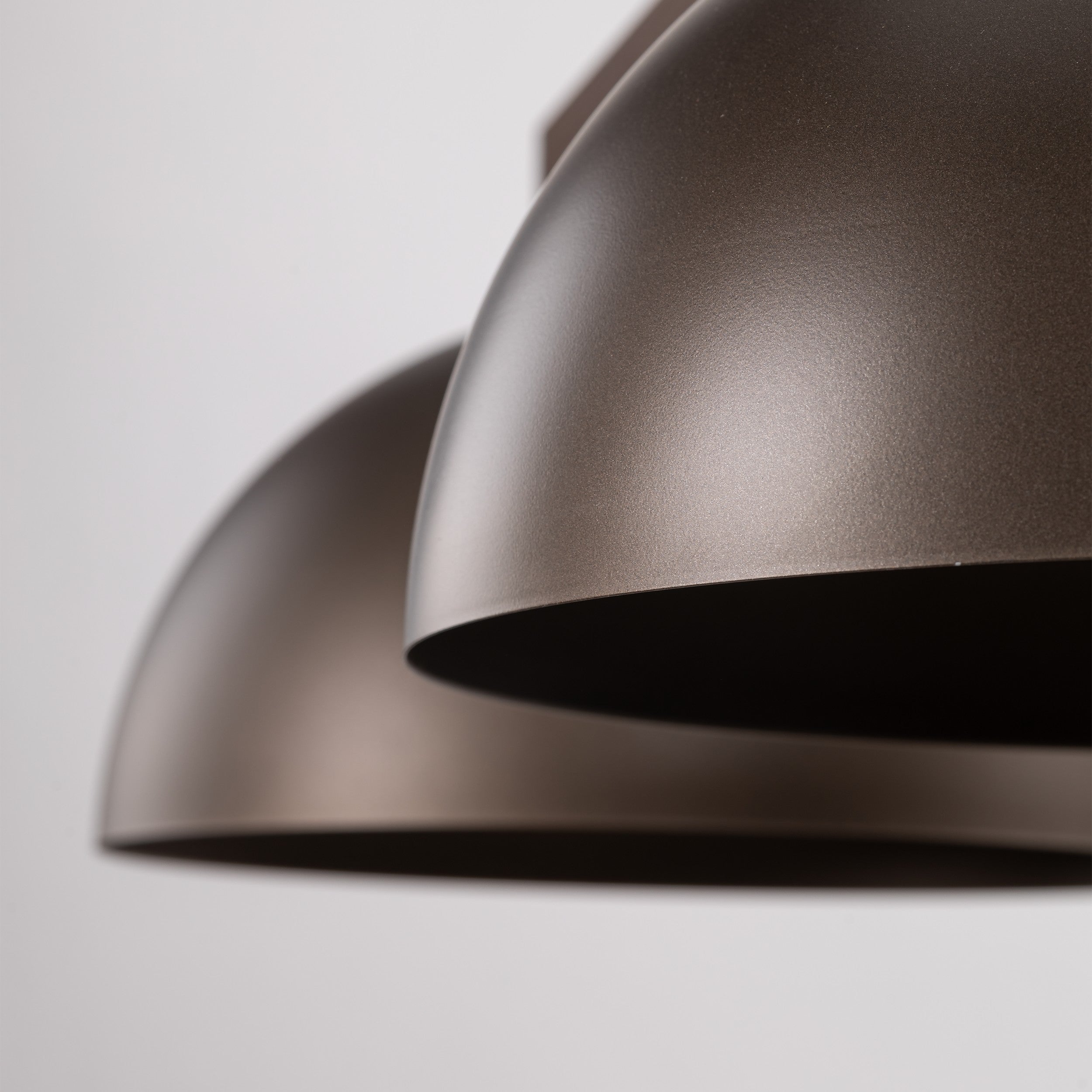 OSLO Brown Scandinavian Pendant Ceiling Light Fixture for Kitchen Island, Dining Room & Living Room (2-Light)