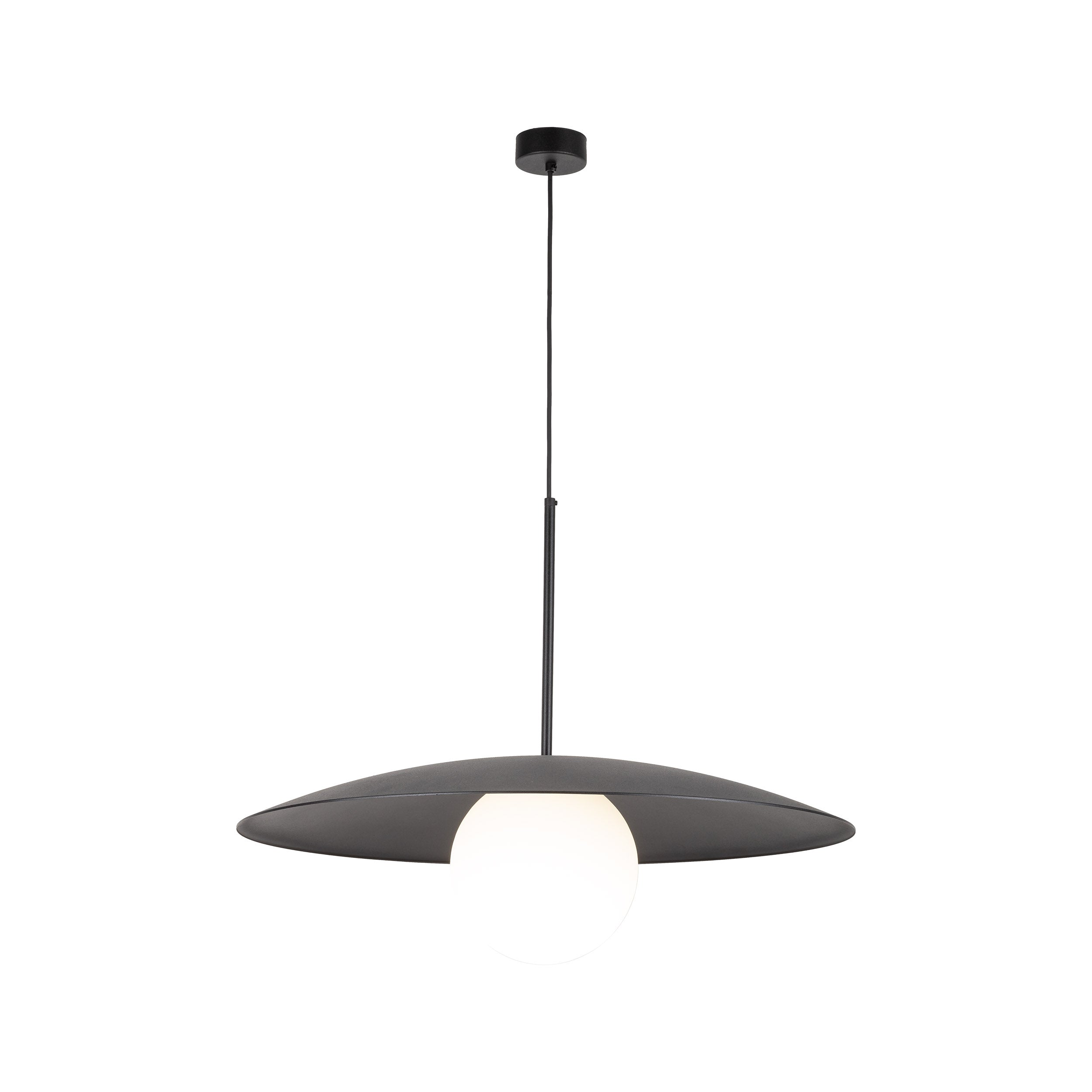 Slate Mid-Century Modern Pendant Ceiling Light for Kitchen Island, Dining Room & Statement Interior Lighting