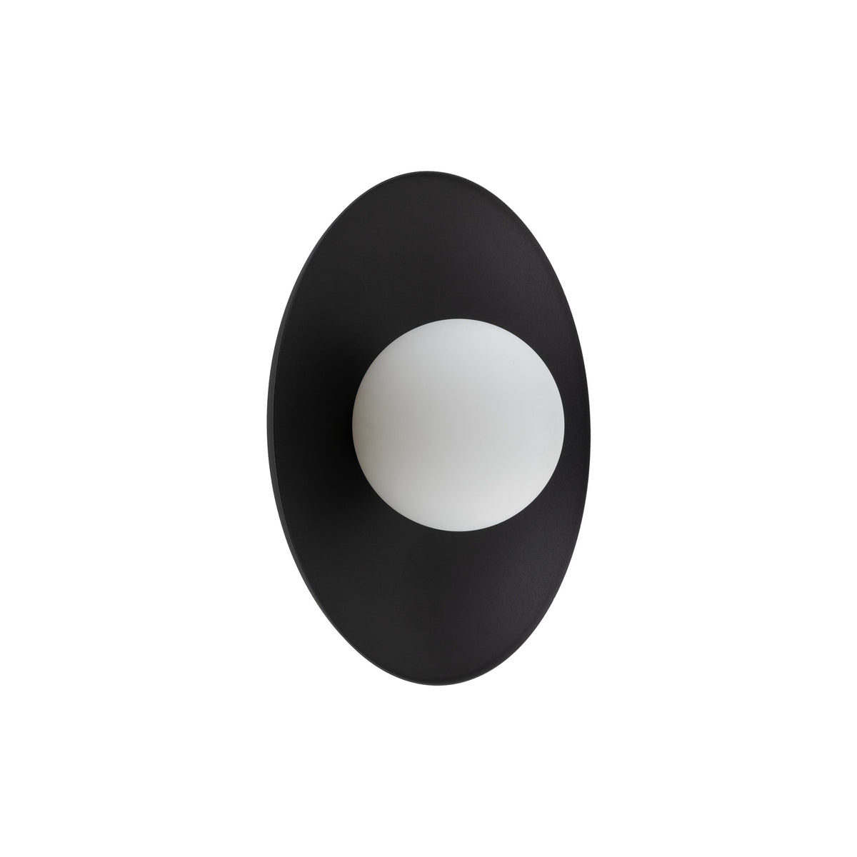 SLATE Opal Glass Wall Sconce & Flush Mount for Bedroom, Hallway & Kitchen