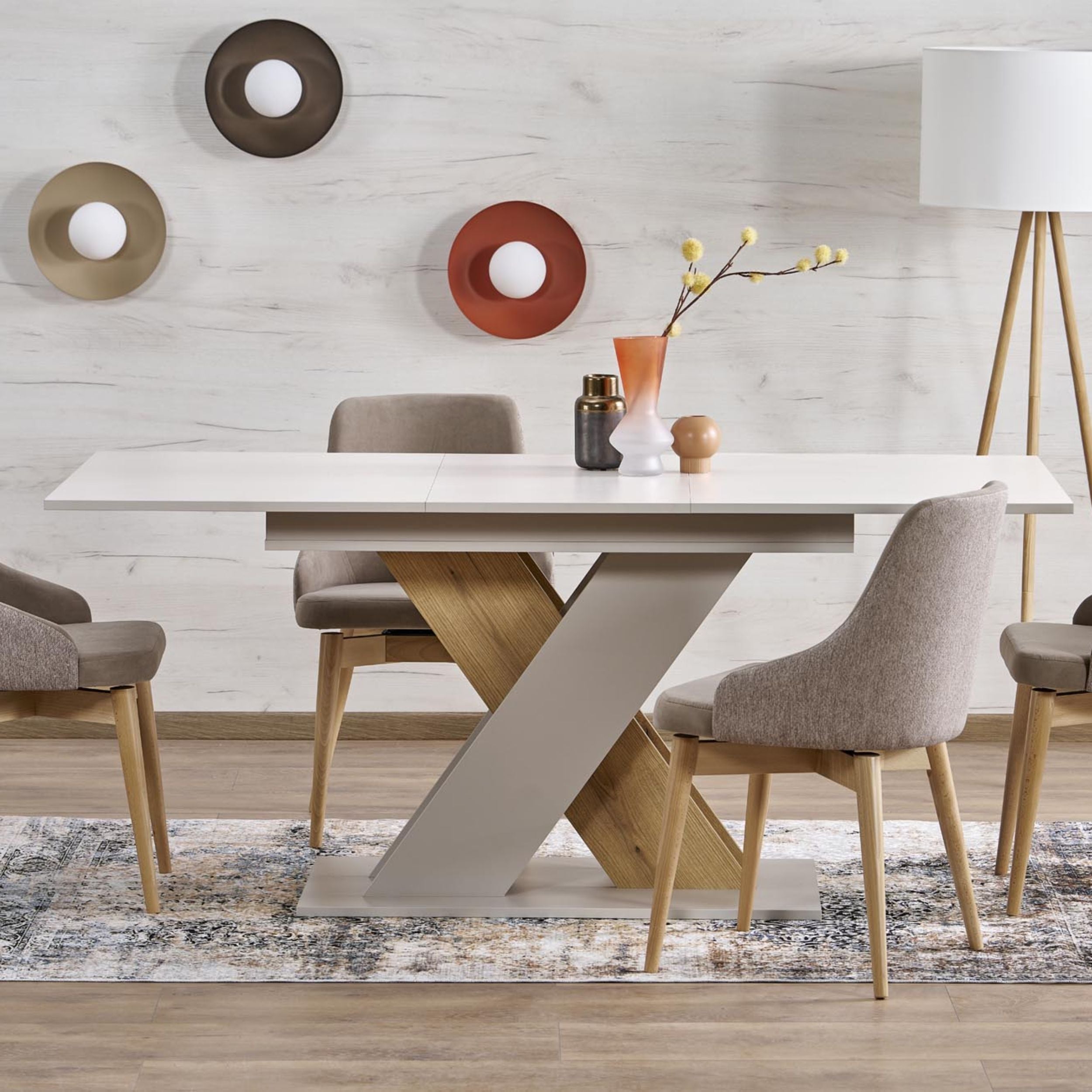 Slate Scandinavian Minimalist Wall Sconce Light Fixture for Bedroom, Hallway & Living Room