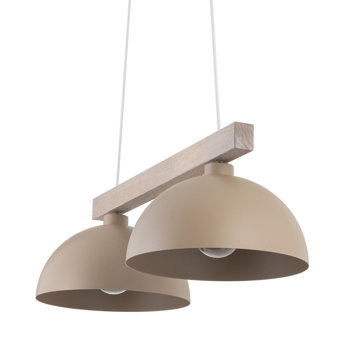 OSLO 2-Light Scandinavian Pendant Light for Kitchen Island, Dining Table & Modern Interiors