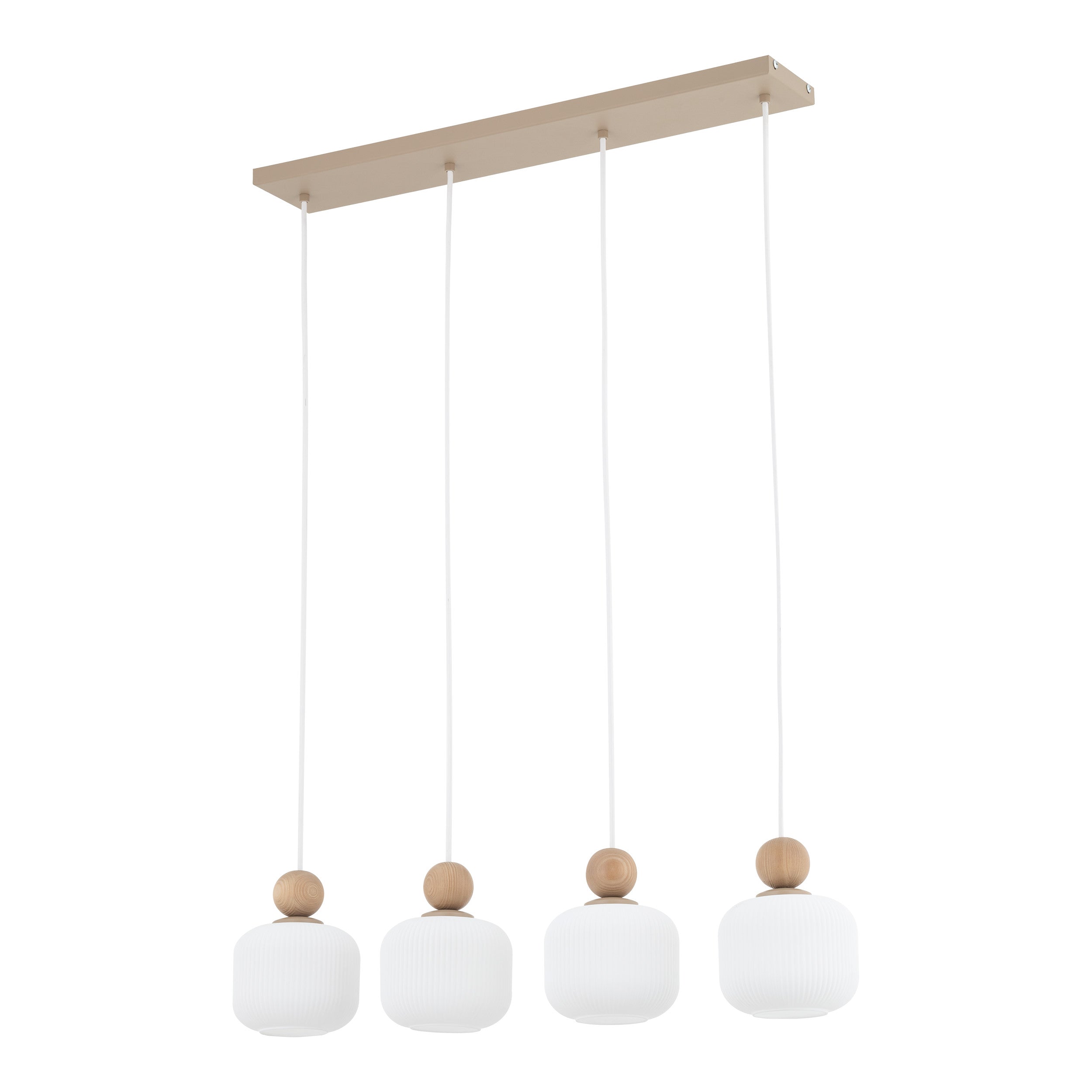 BALLO Scandinavian Glass Pendant Light for Kitchen Island, Dining Table & Modern Interiors