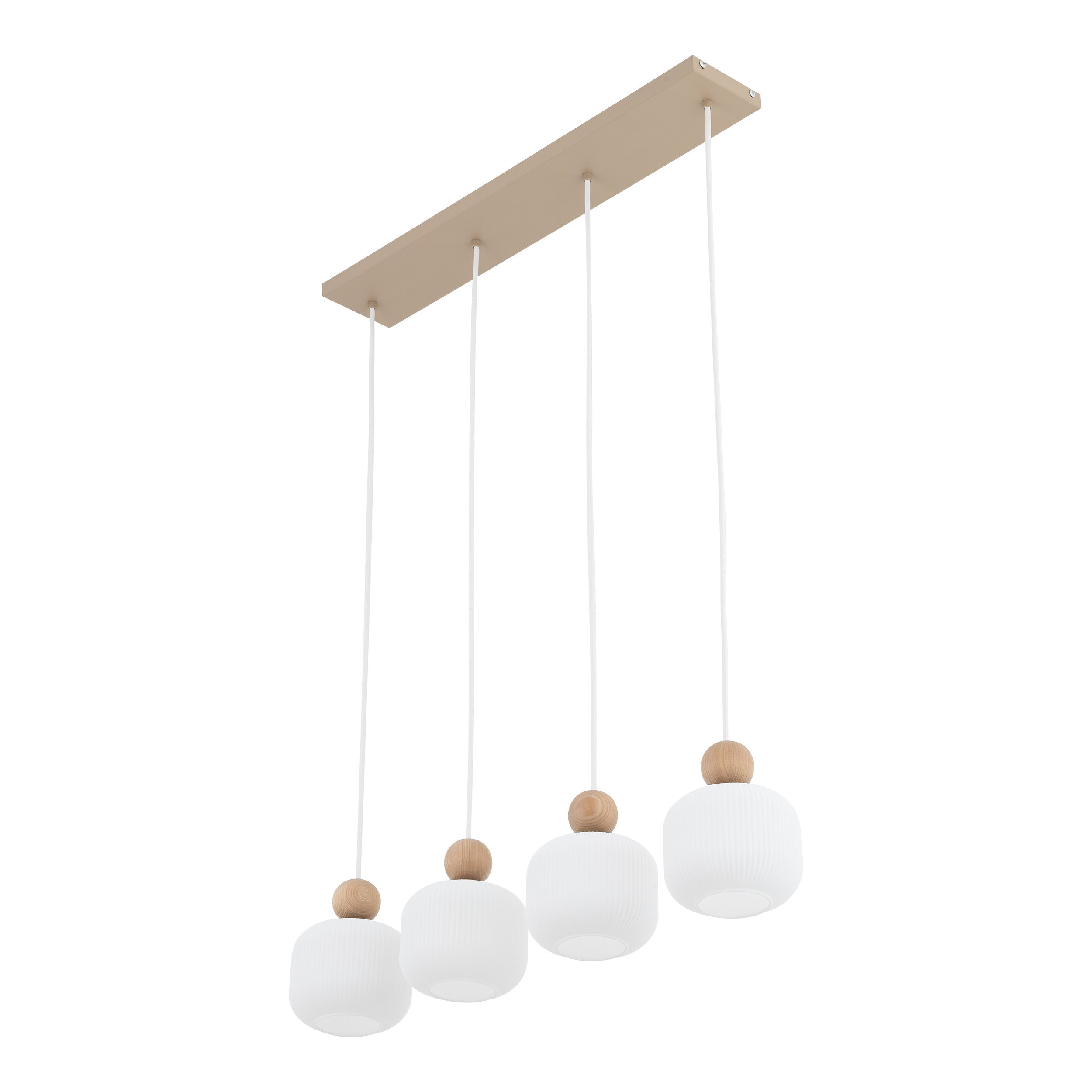 BALLO Scandinavian Glass Pendant Light for Kitchen Island, Dining Table & Modern Interiors
