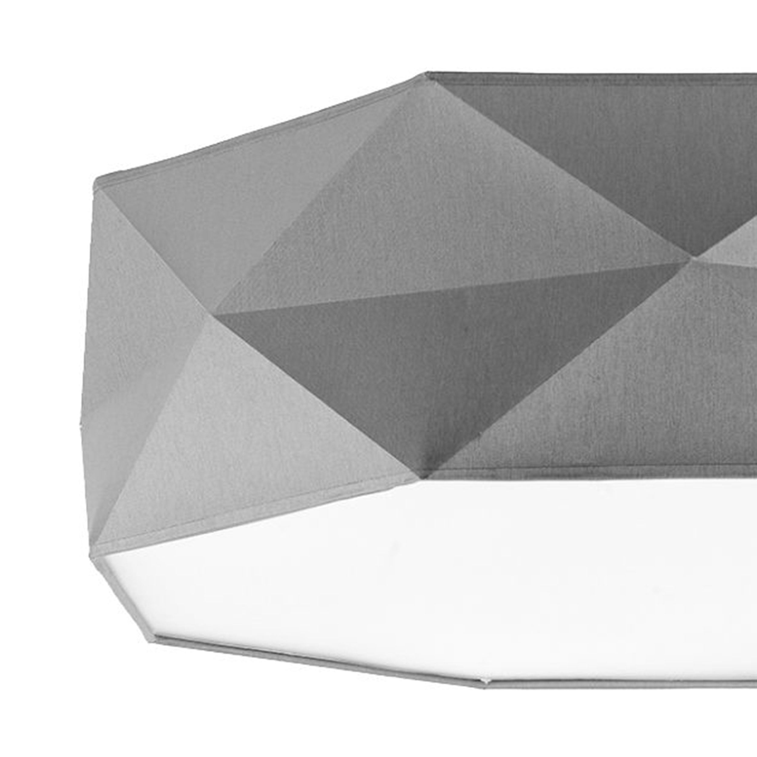 KANTOOR Gray Modern Flush Mount Light