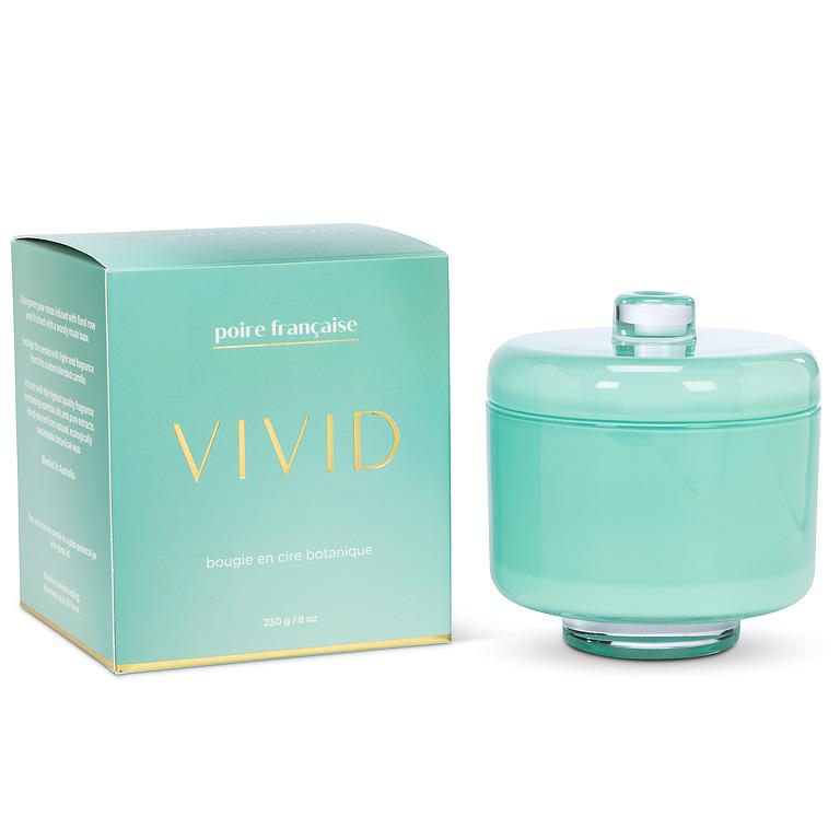 French Pear Candle in Pedestal Jar