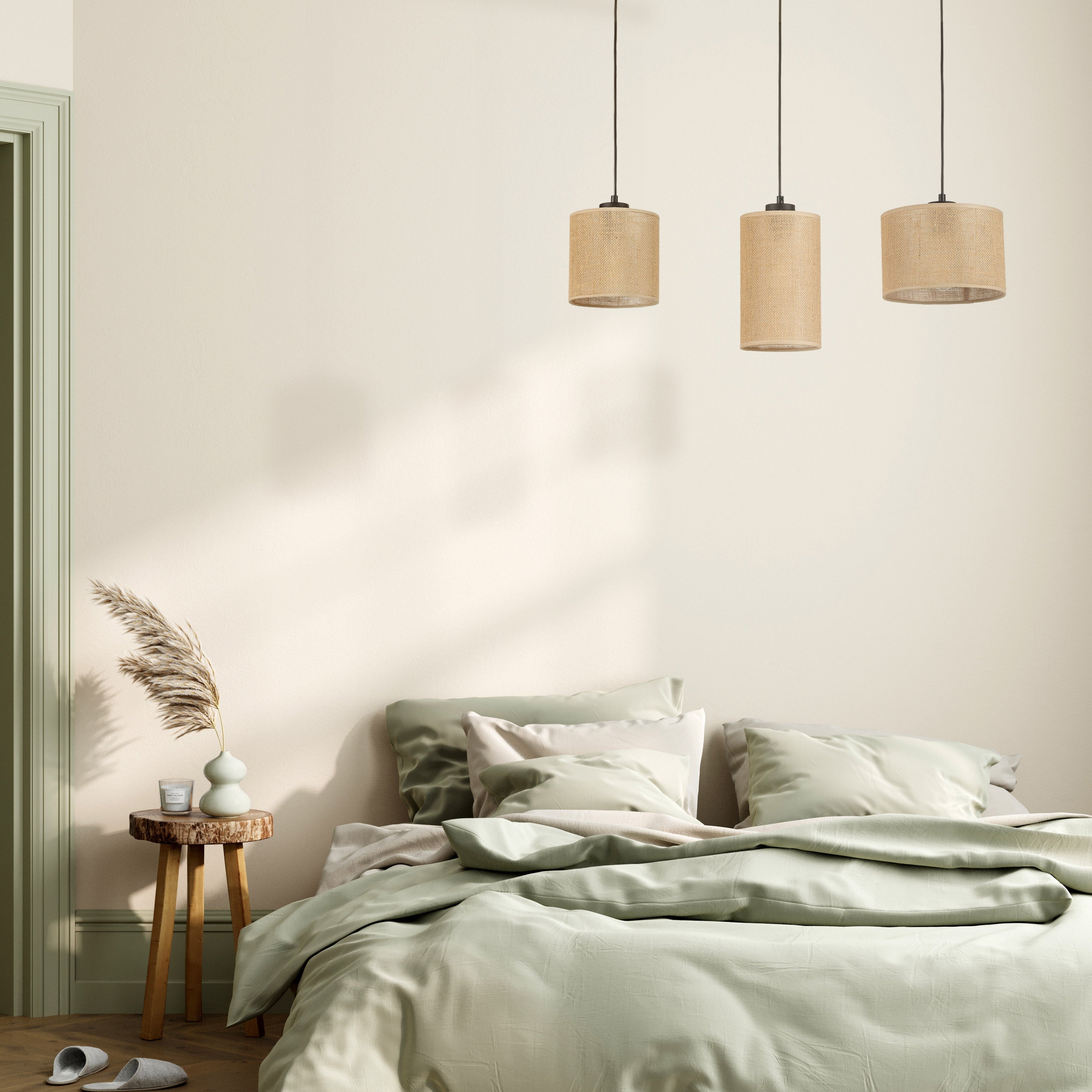 JUTE Natural Pendant Light 3