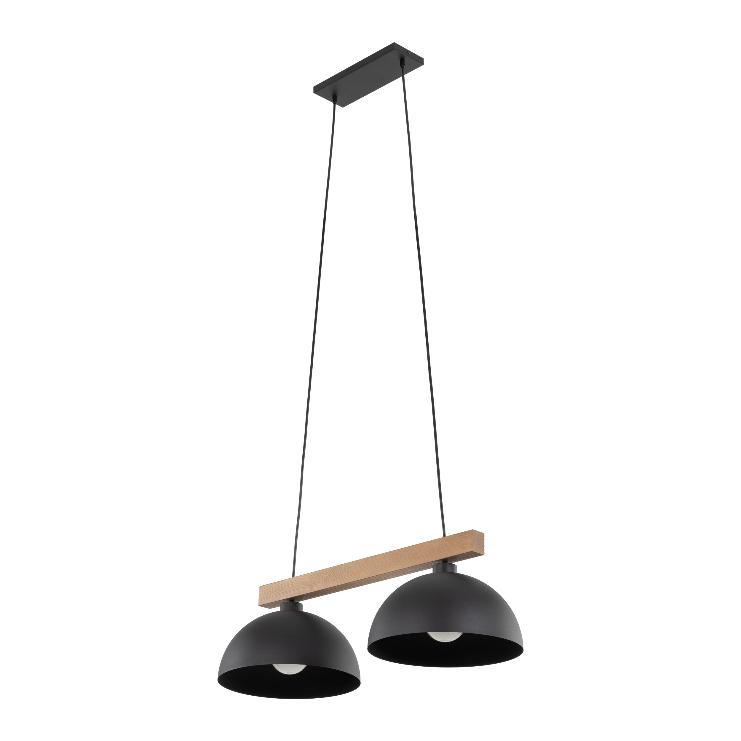Oslo Black Scandinavian Minimalist Pendant Ceiling Light for Kitchen Island & Dining Room