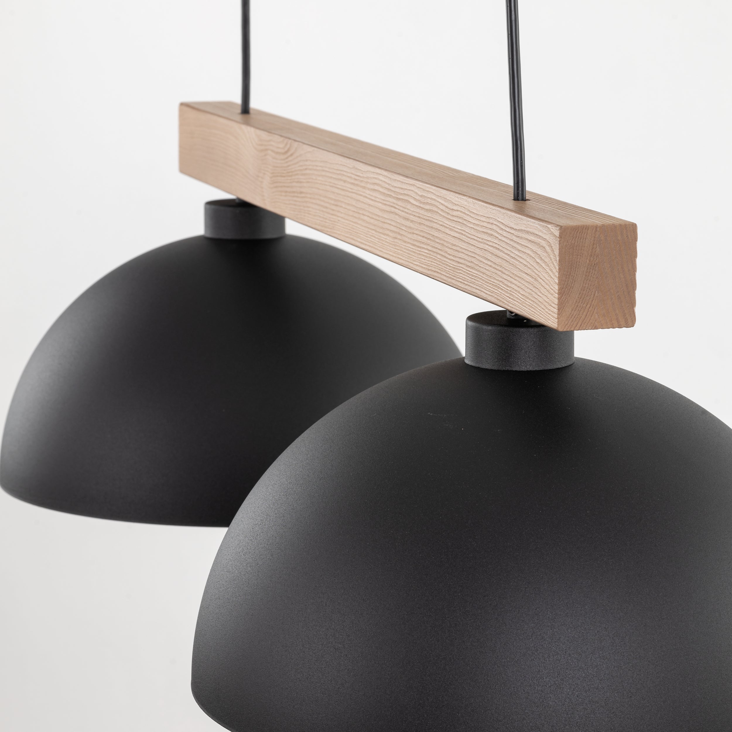 Oslo Black Scandinavian Minimalist Pendant Ceiling Light for Kitchen Island & Dining Room