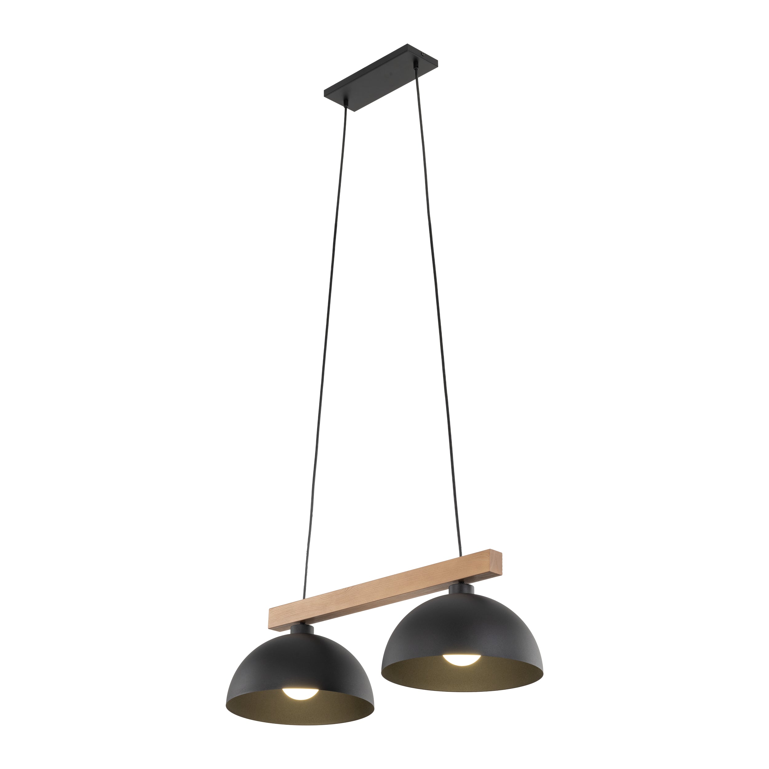Oslo Black Scandinavian Minimalist Pendant Ceiling Light for Kitchen Island & Dining Room
