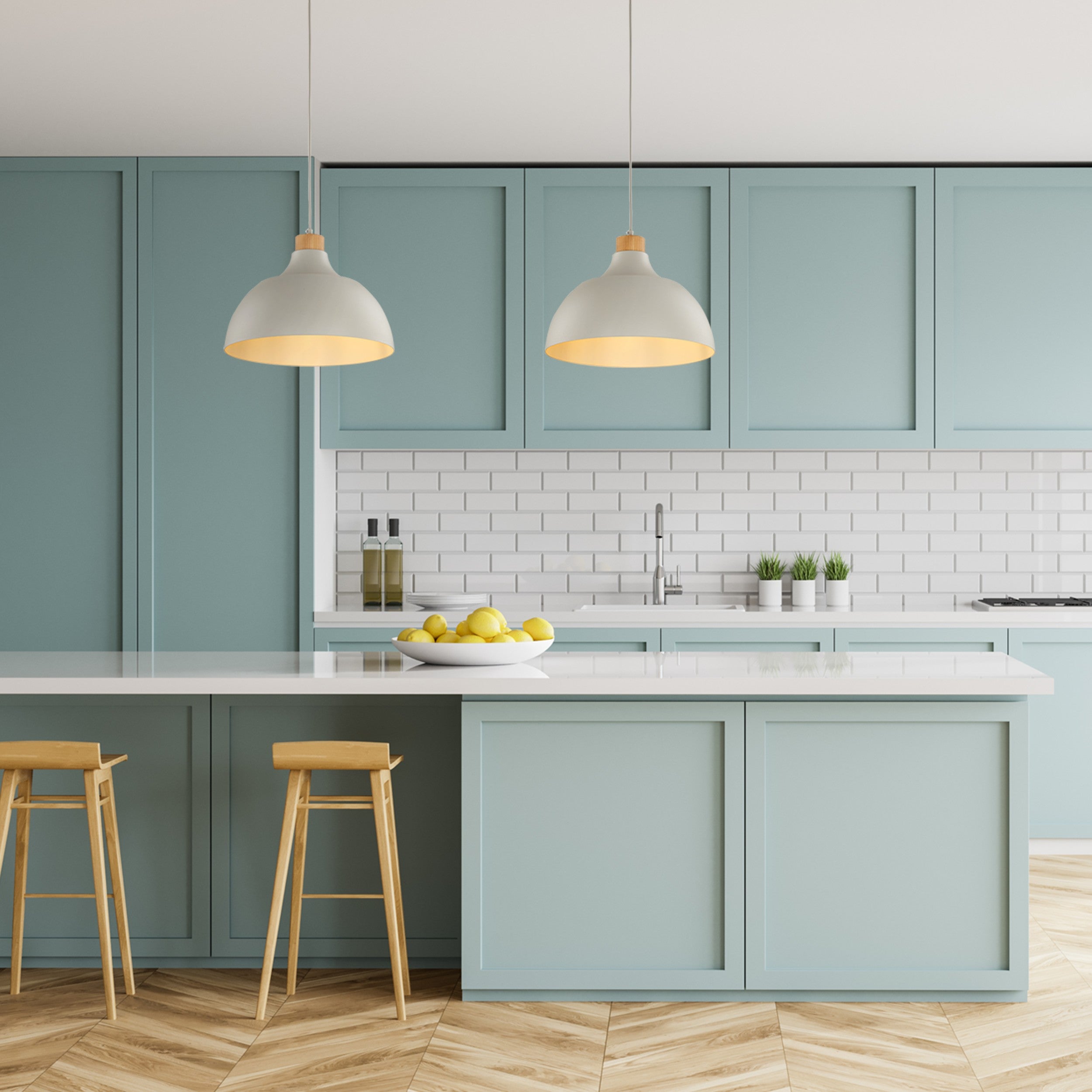 CAP Scandinavian Pendant Light for Kitchen, Hallway & Dining Room