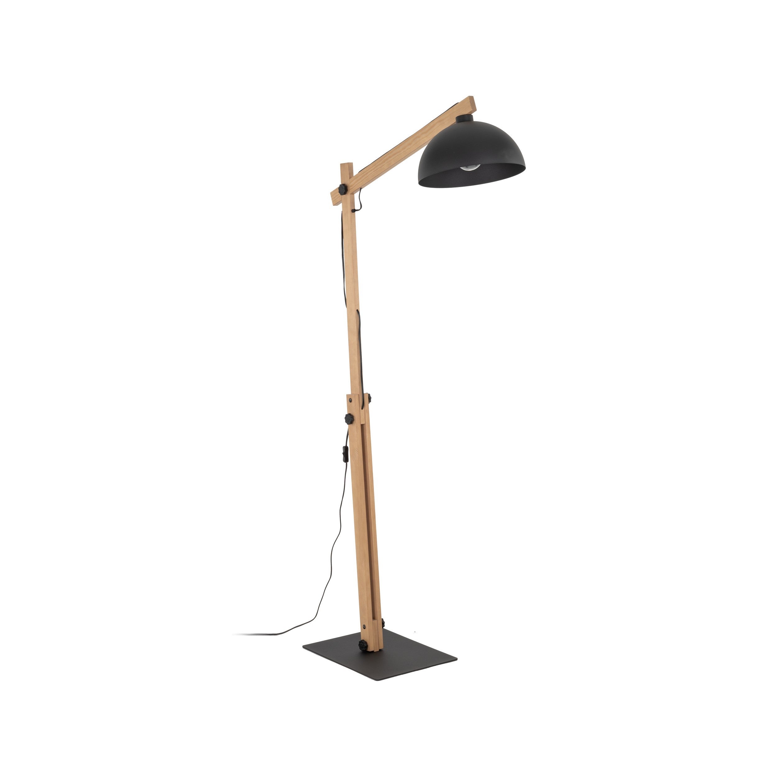 OSLO Black Scandinavian Floor Lamp for Living Room, Bedroom & Office – Modern Minimalist Lighting (Clearance)
