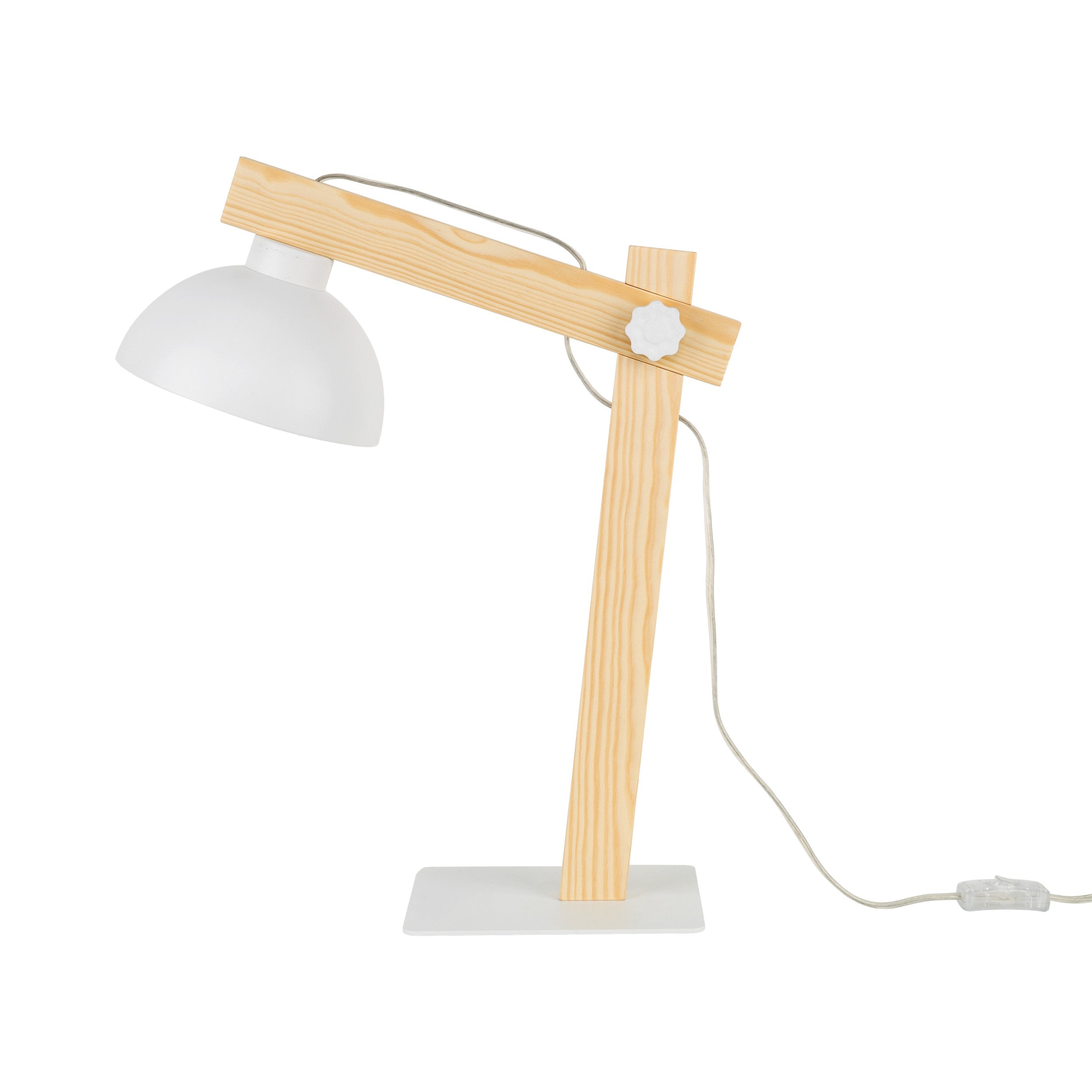 OSLO White Scandinavian Night Lamp