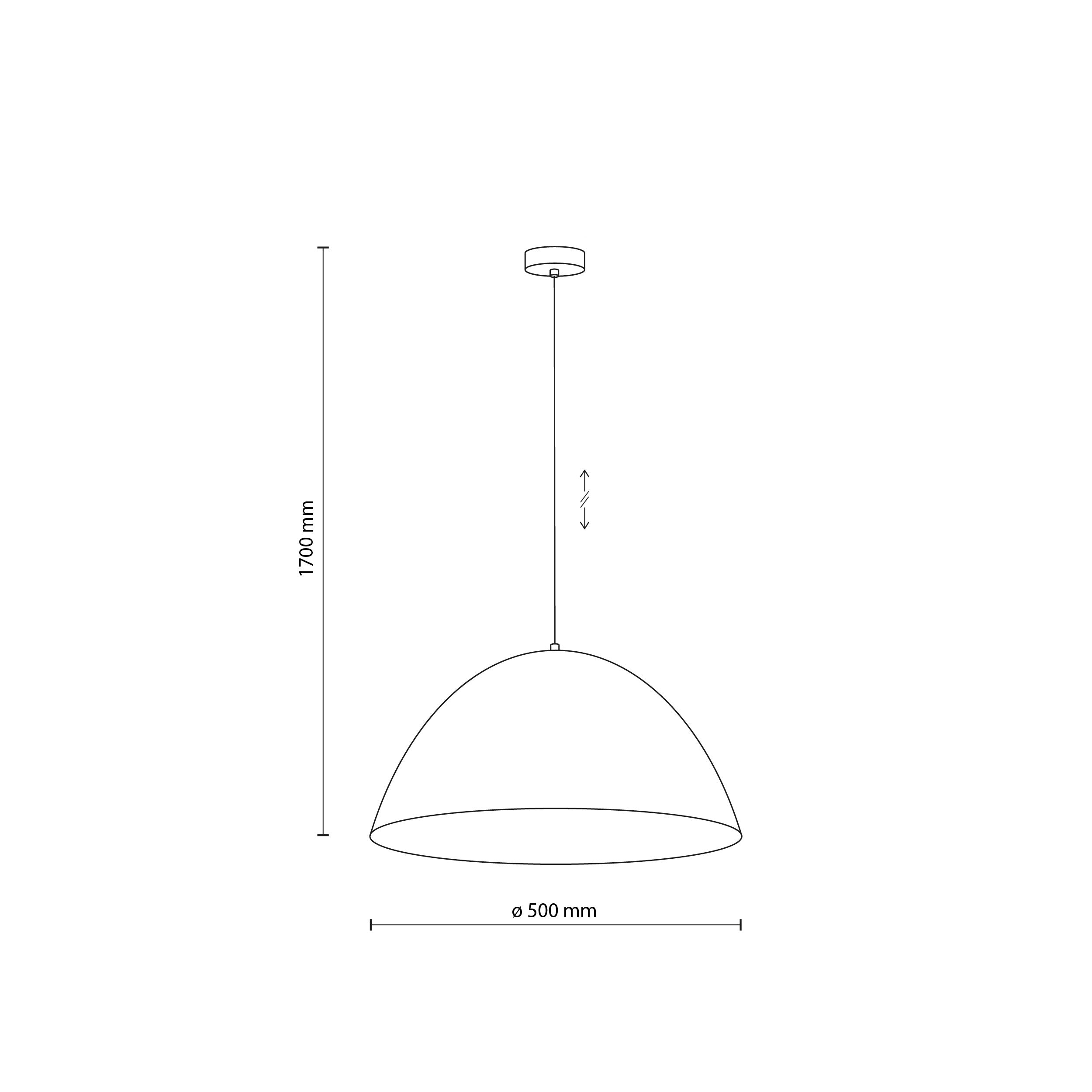 FARO Mid-Century Modern Pendant Light L