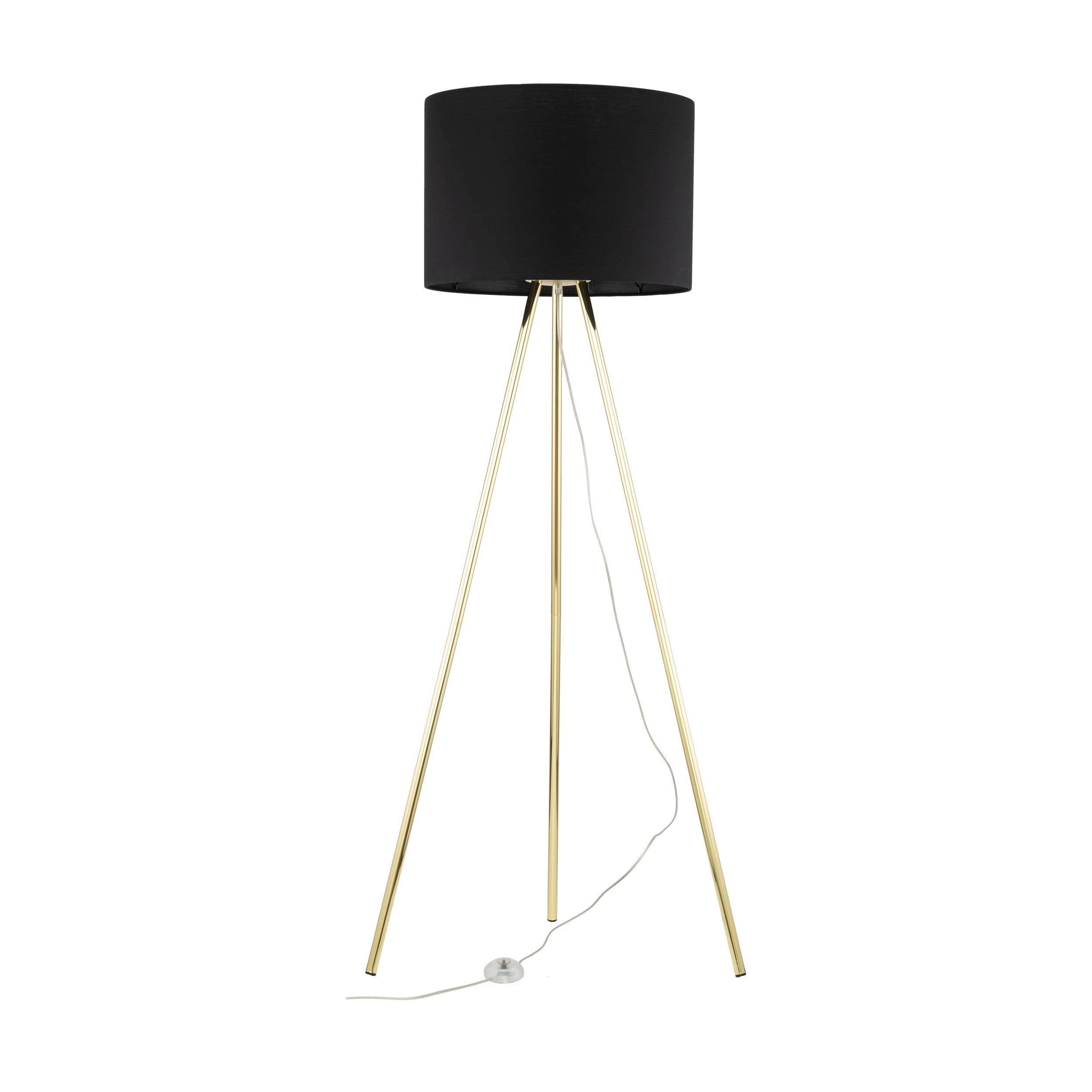 UMBERTO Black Modern Floor Lamp (Clearance)