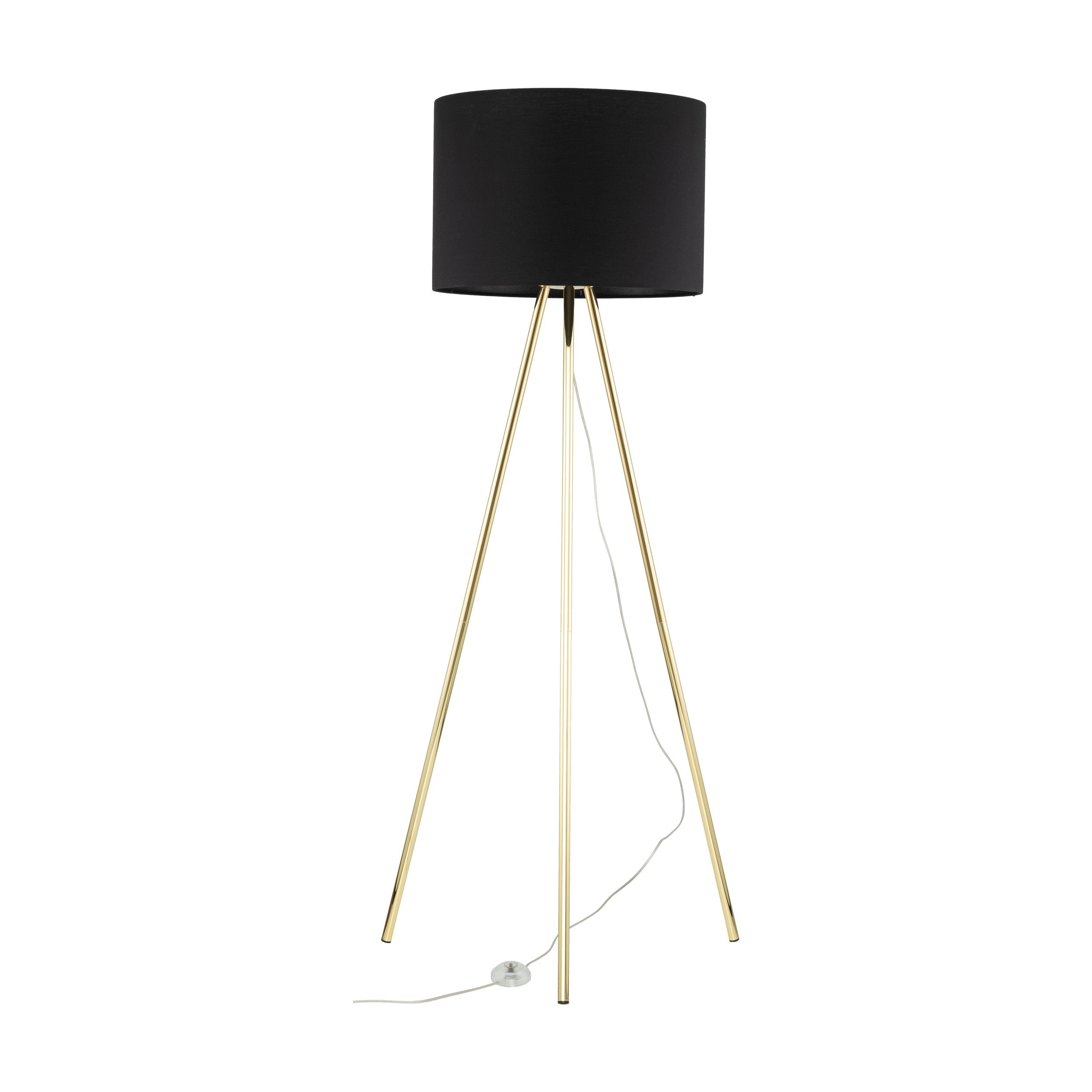 UMBERTO Black Modern Floor Lamp (Clearance)