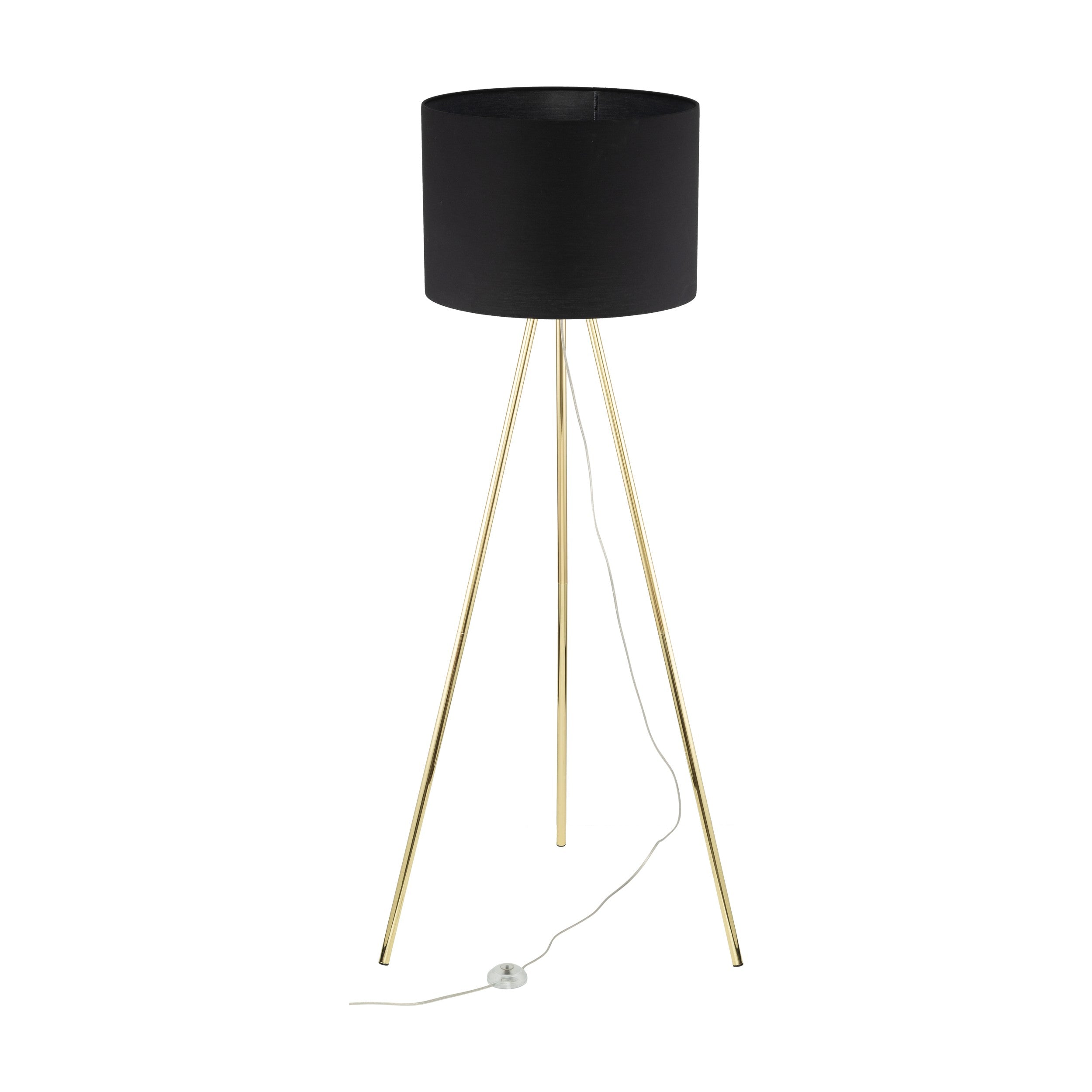 UMBERTO Black Modern Floor Lamp (Clearance)