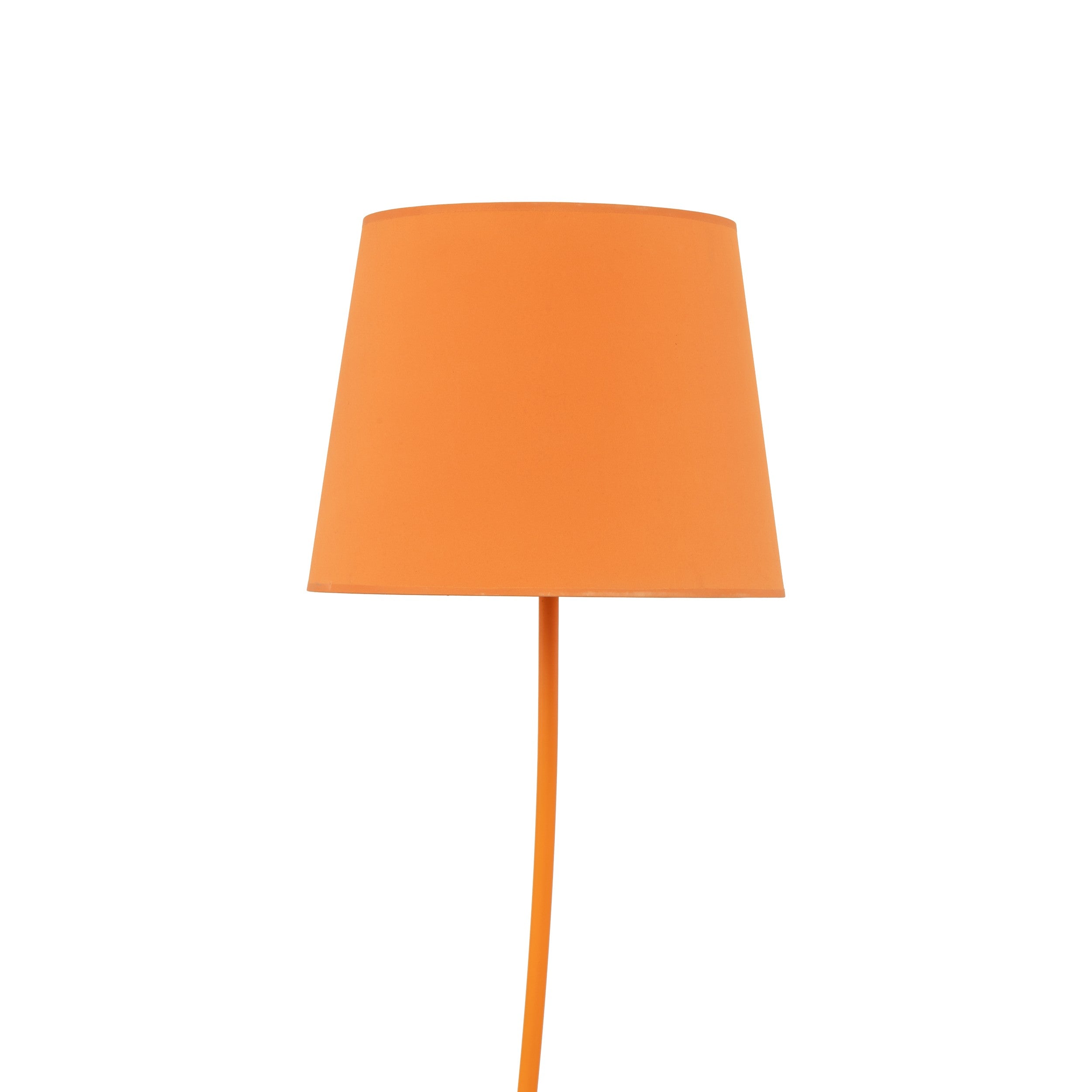 NICOLA Orange Mid-Century Modern Floor Lamp for Living Room, Bedroom & Office – Retro Minimalist Lighting