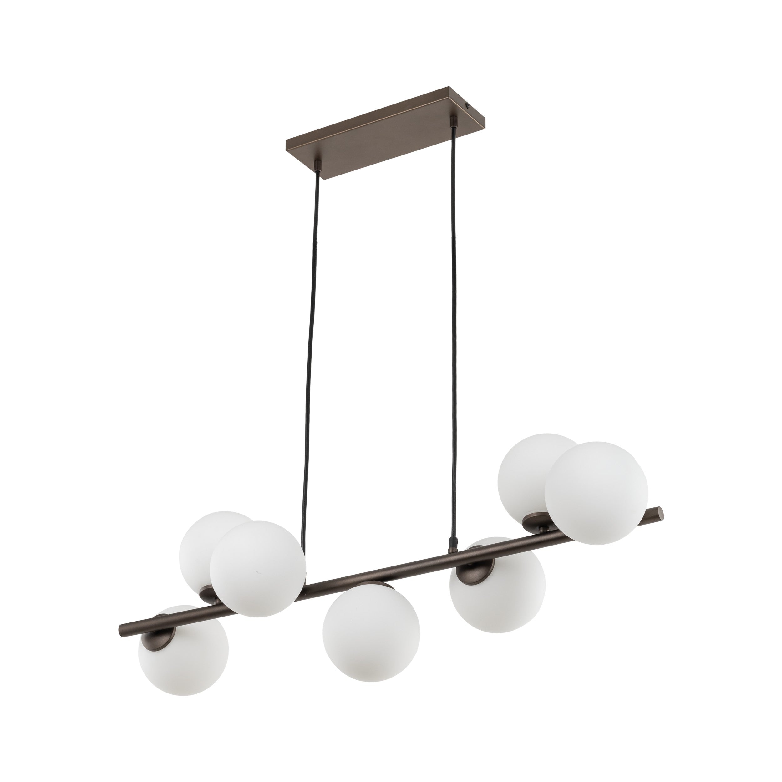 ESTERA 7-Light Scandinavian Glass Pendant Light for Dining Table & Modern Interiors