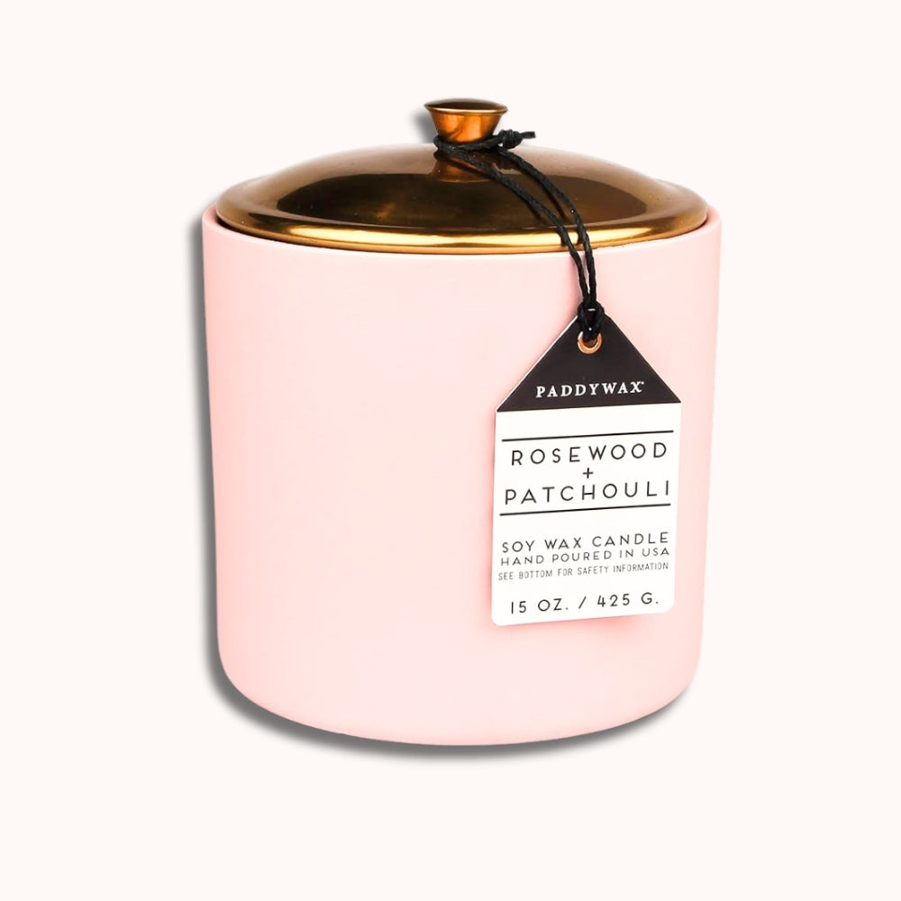 Hygge 15 Oz Candle Rosewood Patchouli by Paddywax