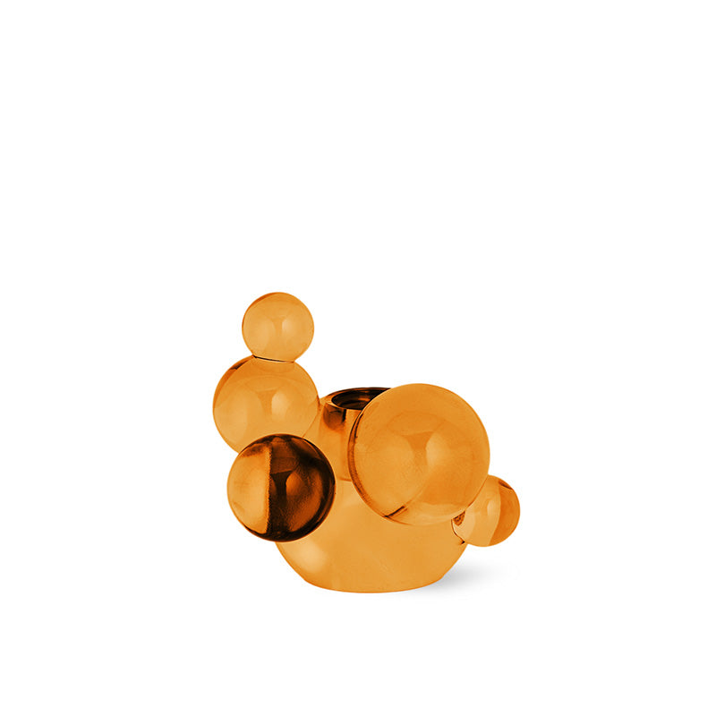 Bubble Candle Holder - Orange