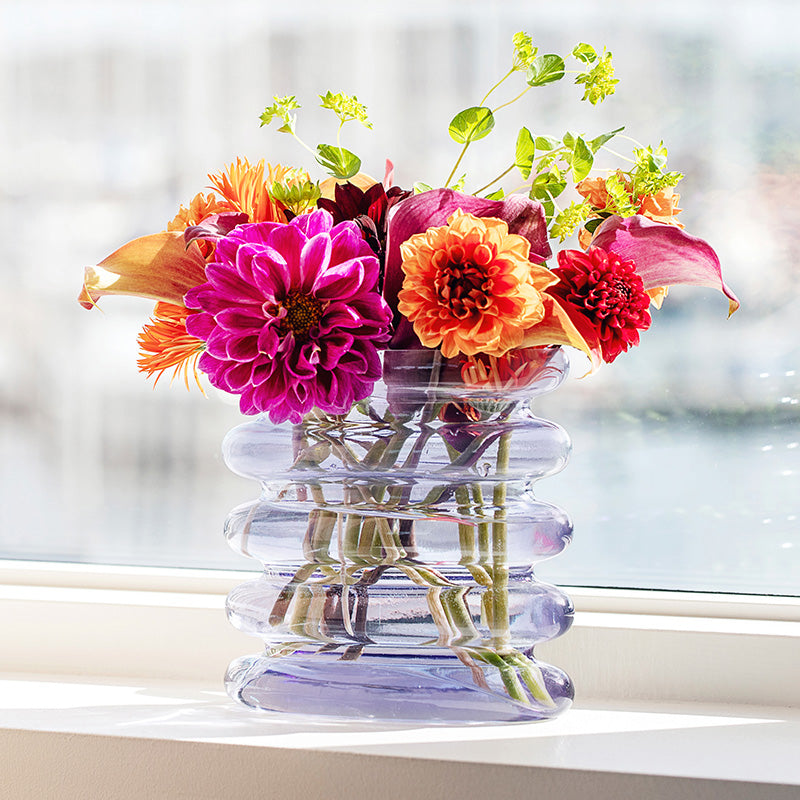 Repeat Vase, Blue Purple