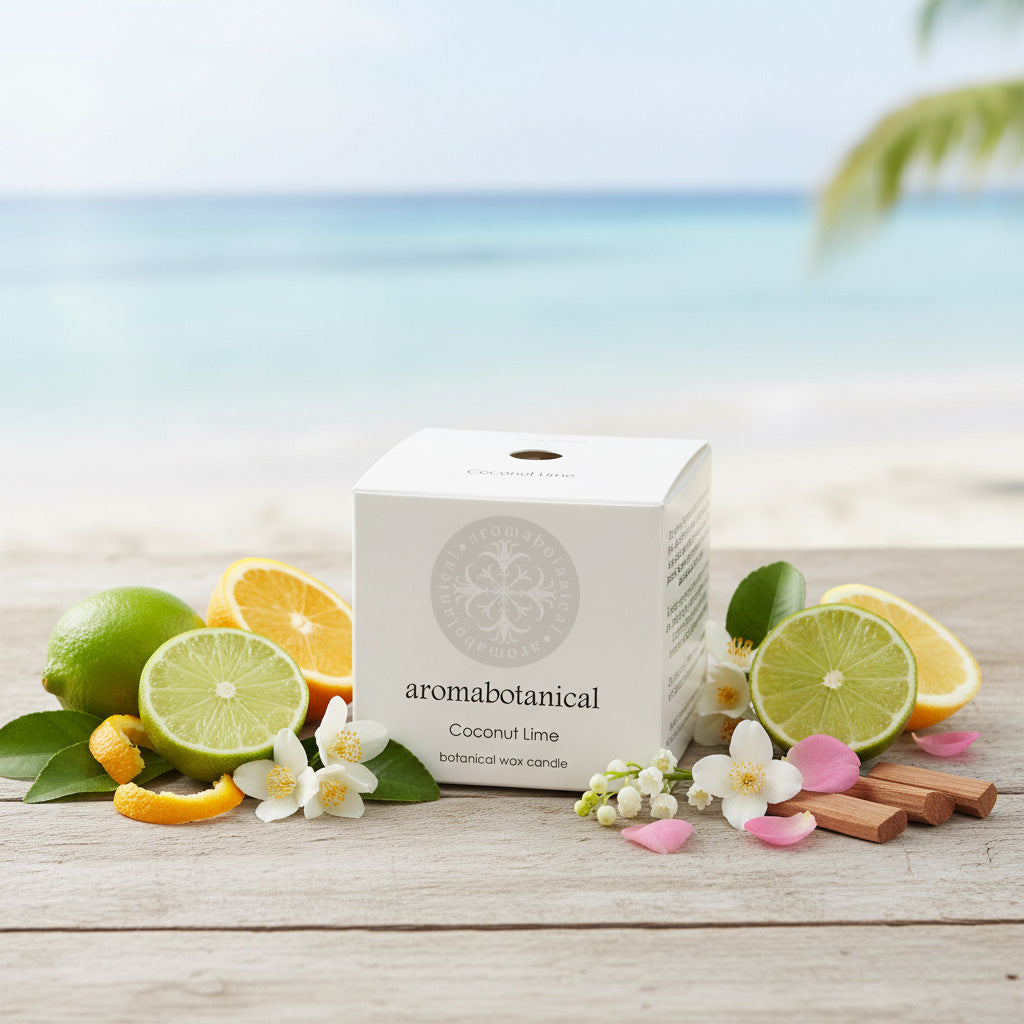 Mini bougie à la noix de coco et au citron vert