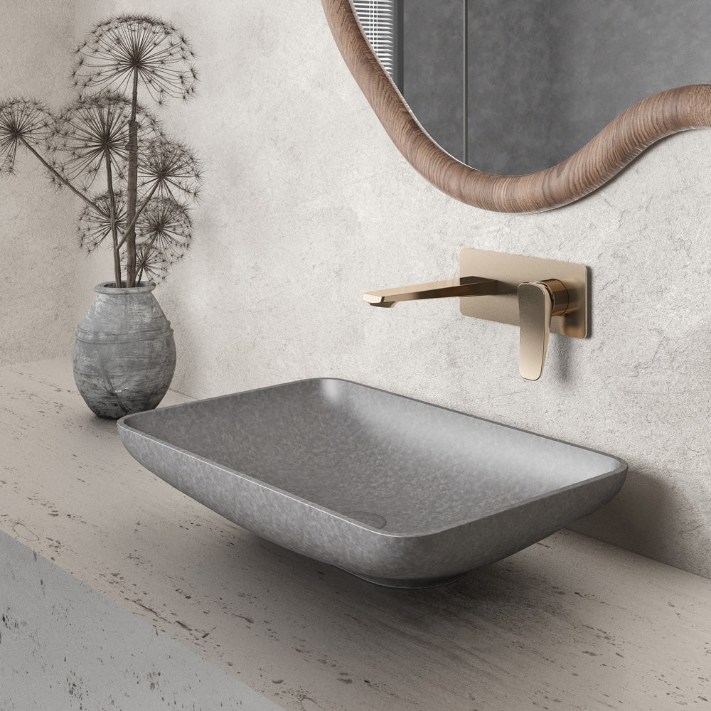 Curvea Table Mounted Sink - Matt Grey