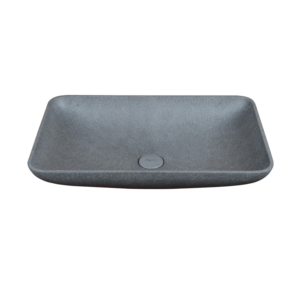 Curvea Table Mounted Sink - Matt Grey