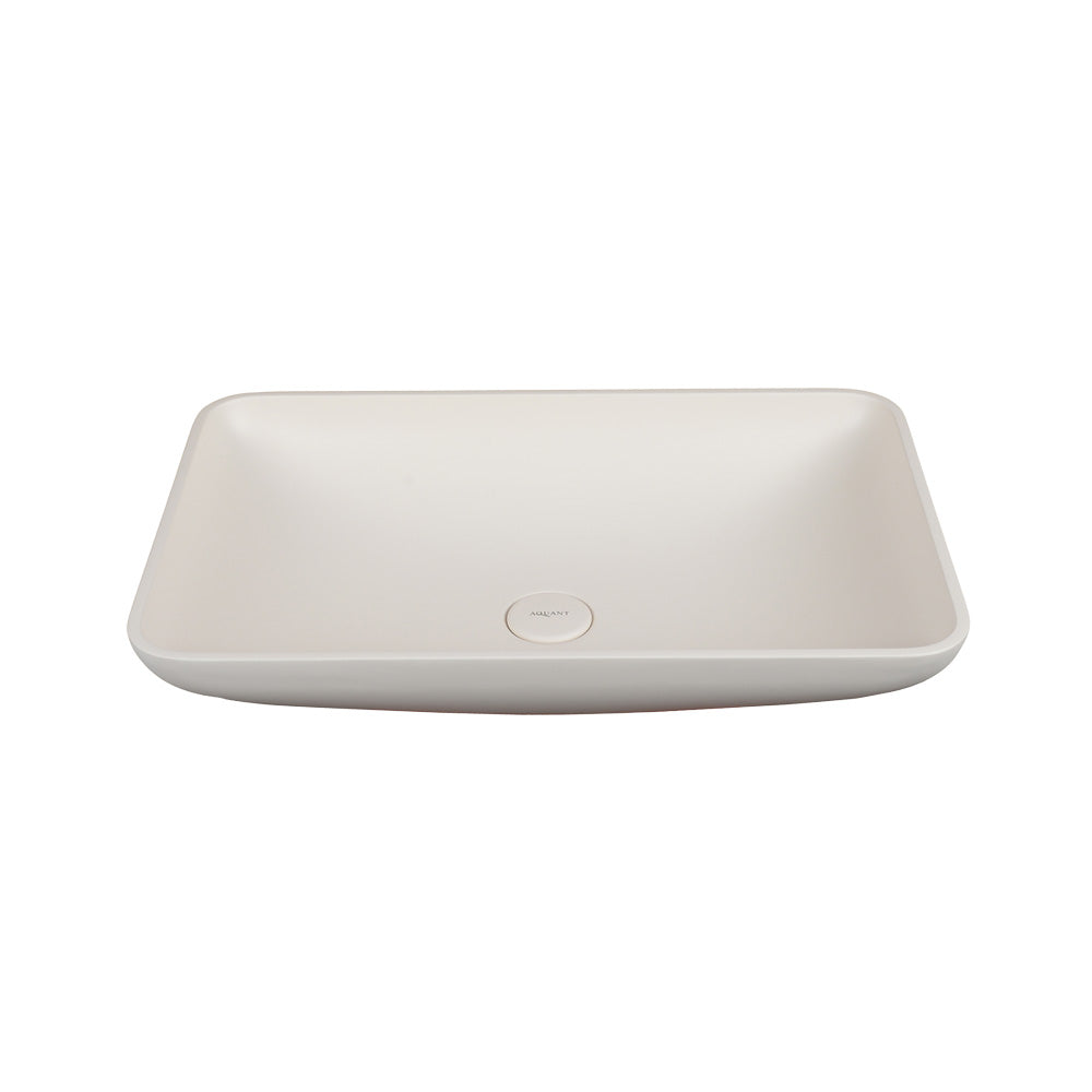 Curvea Table Mounted Sink - Matt Ivory