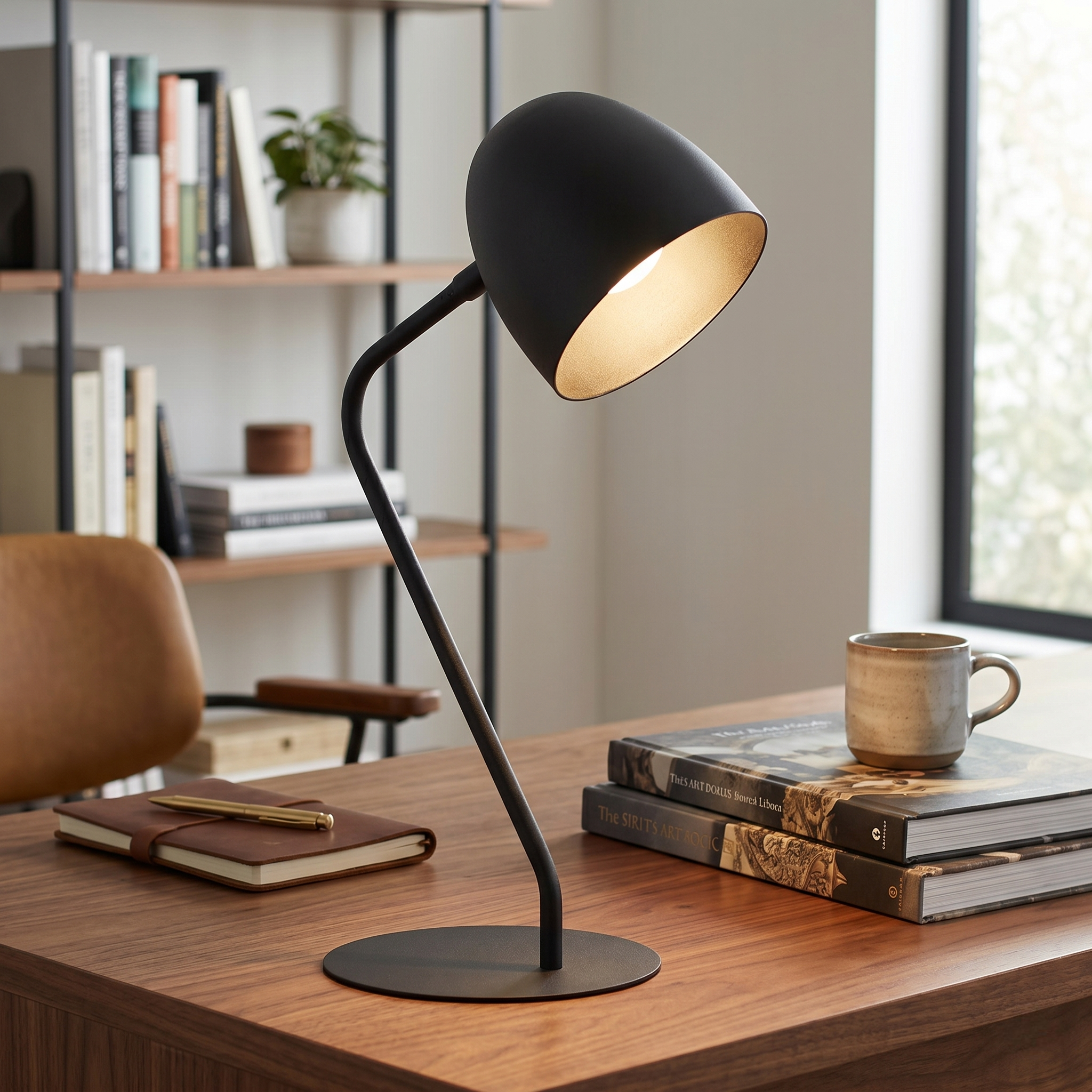 SOHO Black Modern Minimalist Night Lamp