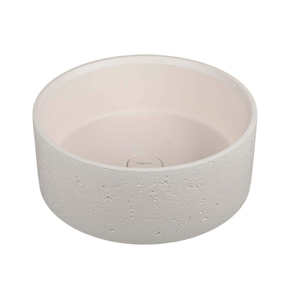 Évier sur table Spheris - Ivoire mat