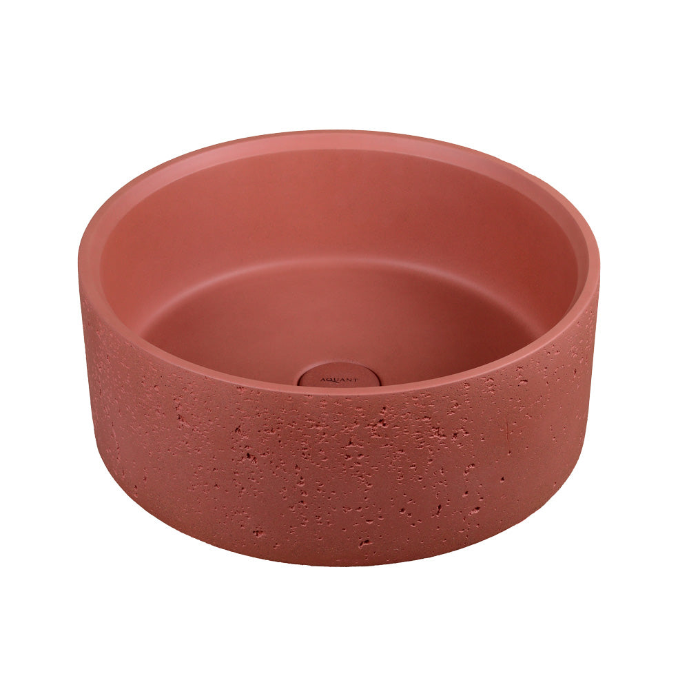 Évier sur table Spheris, rouge terre cuite