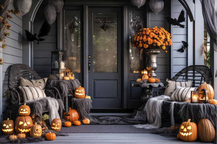 Haloween front porch