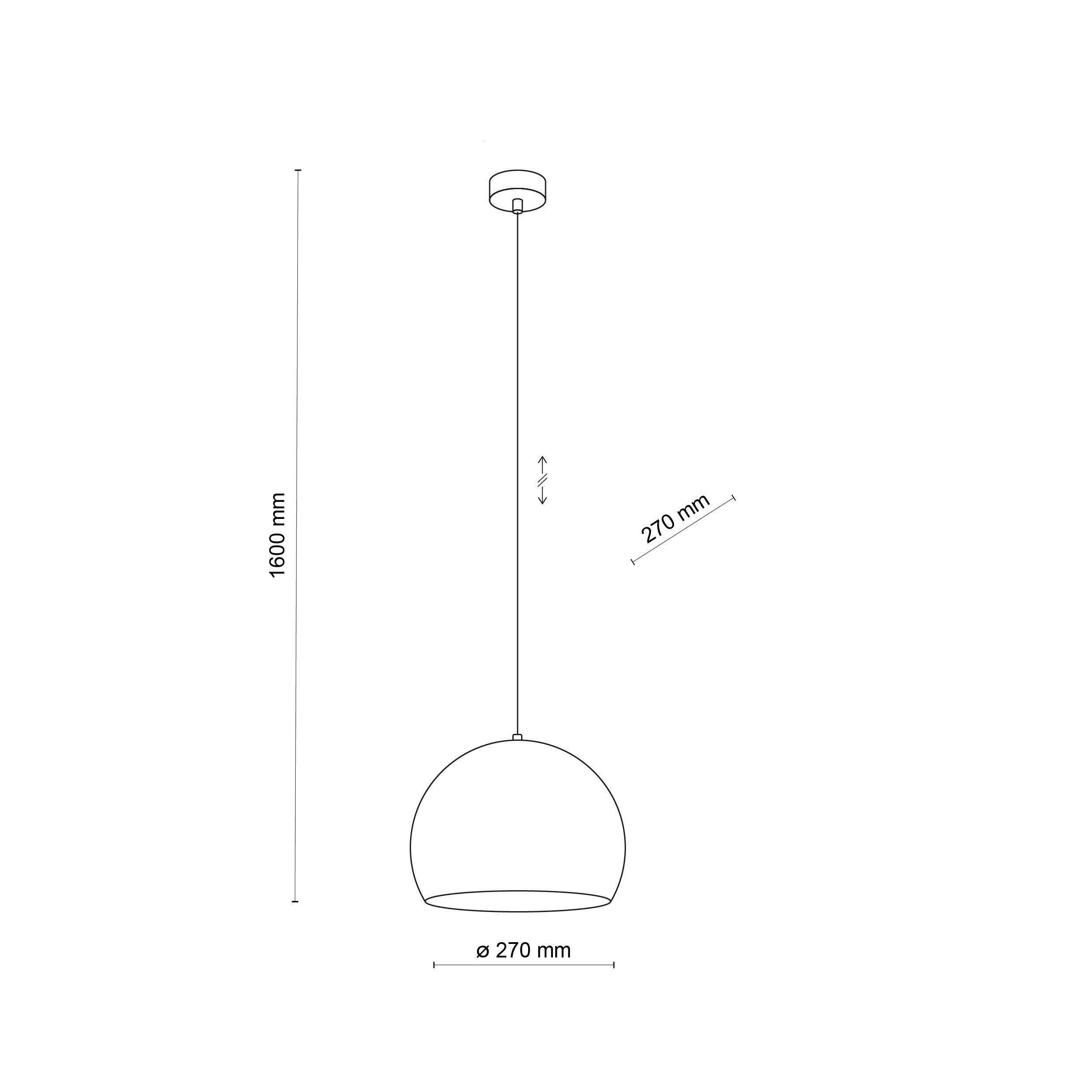 ZOE Mid-Century Modern Pendant Ceiling Light Fixture for Kitchen Island, Dining Room & Living Room