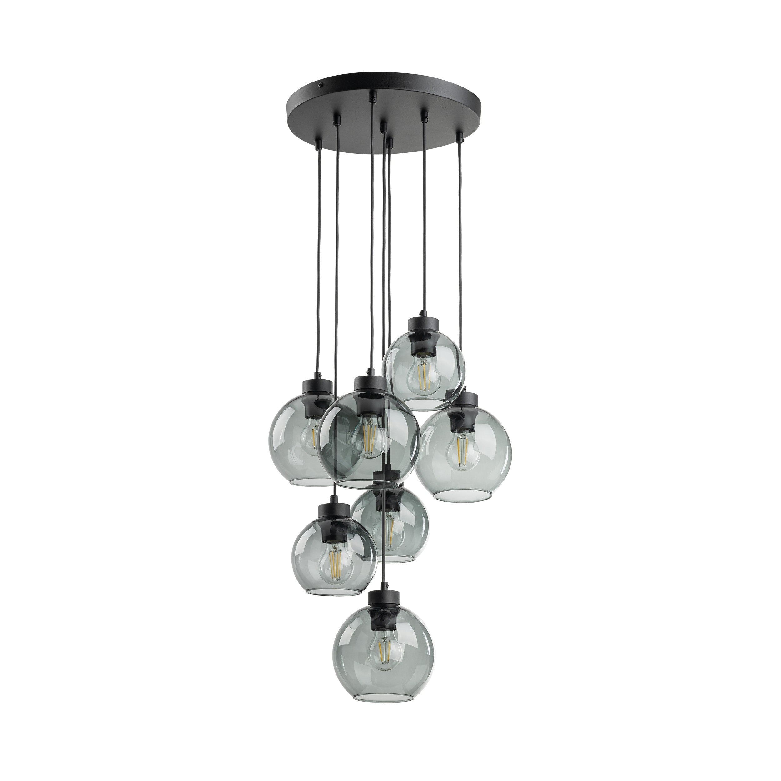 CUBUS Graphite Glass Scandinavian Pendant Light 7