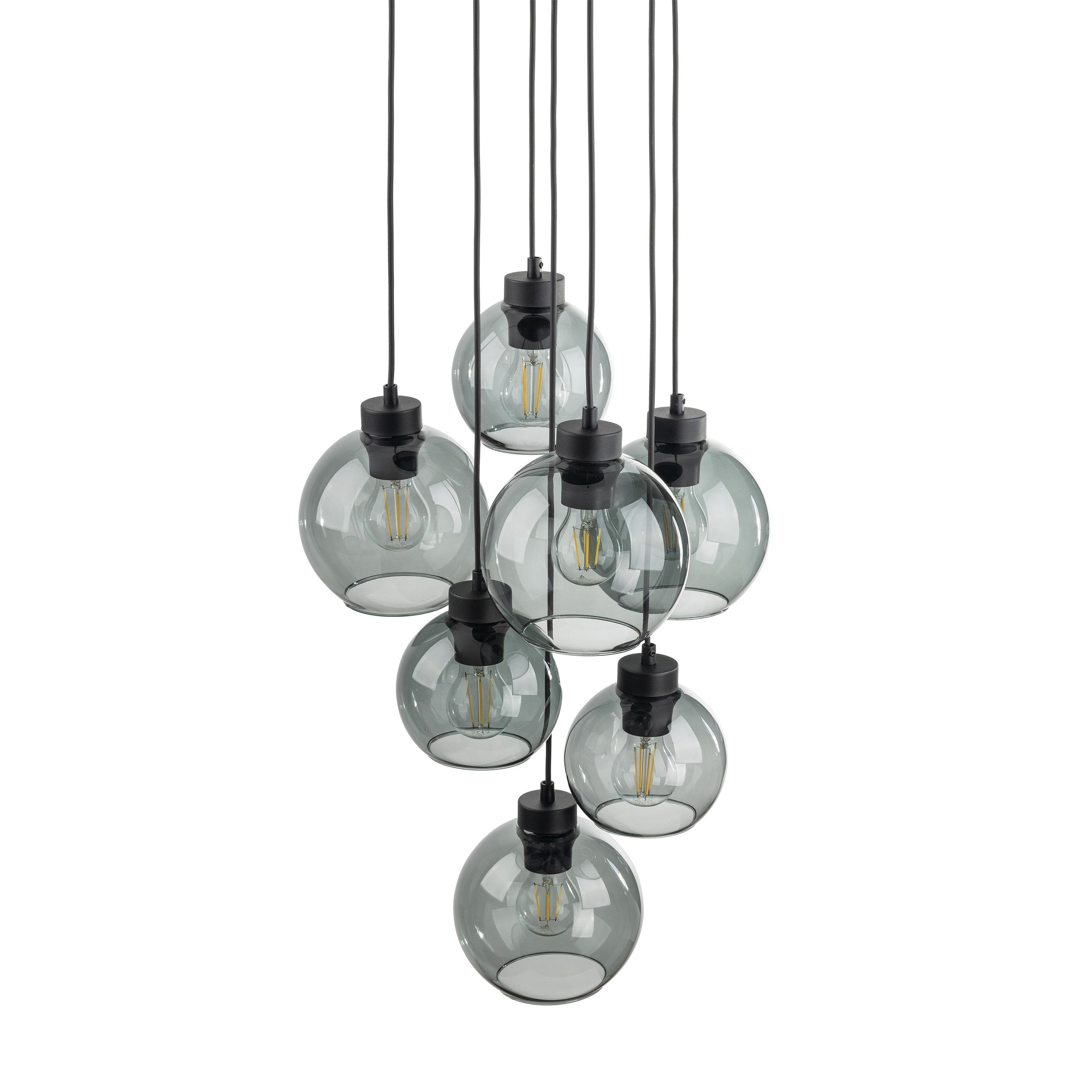 CUBUS Graphite Glass Scandinavian Pendant Light 7