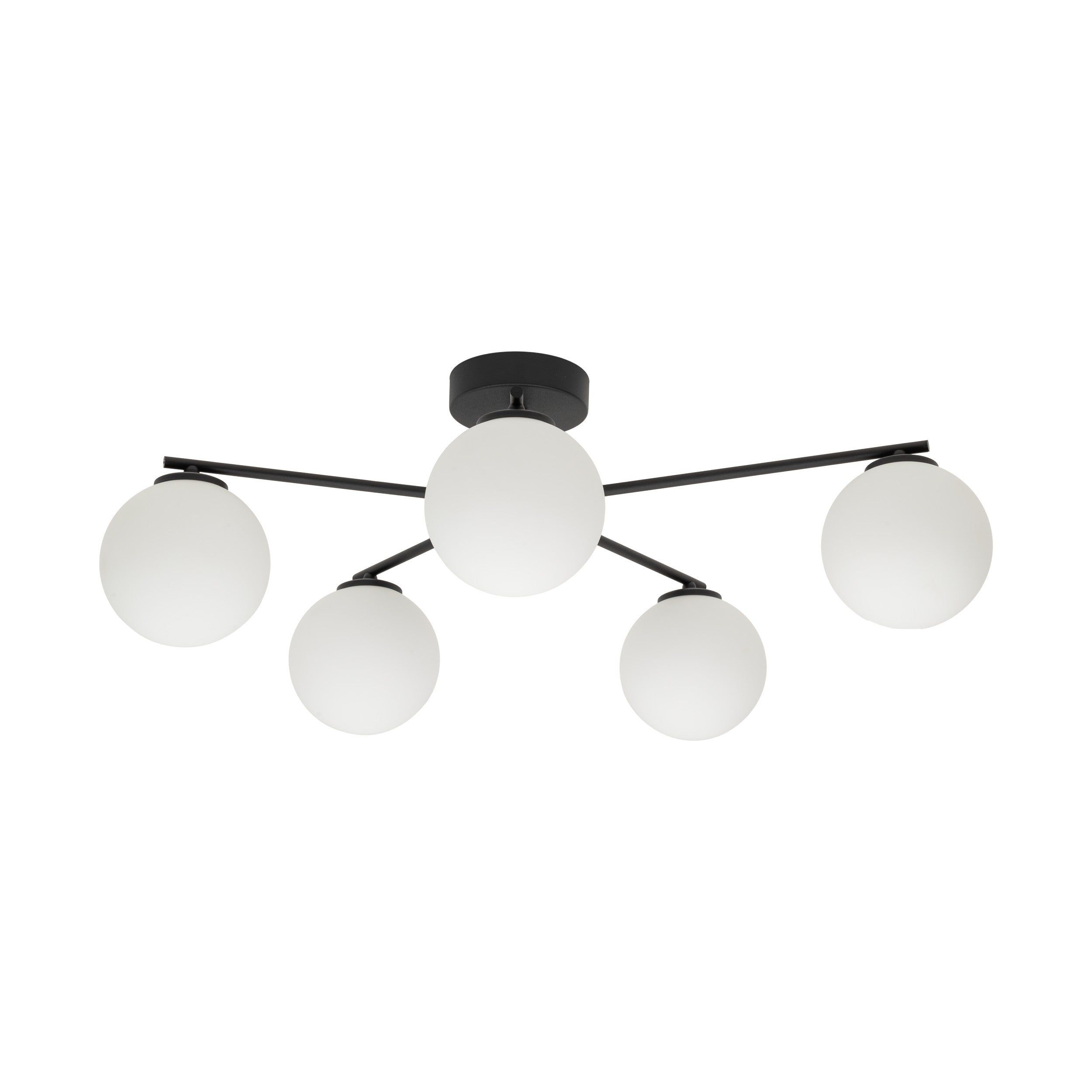 ELTON Black Scandinavian Ceiling Lamp for Living Room, Bedroom & Hallway
