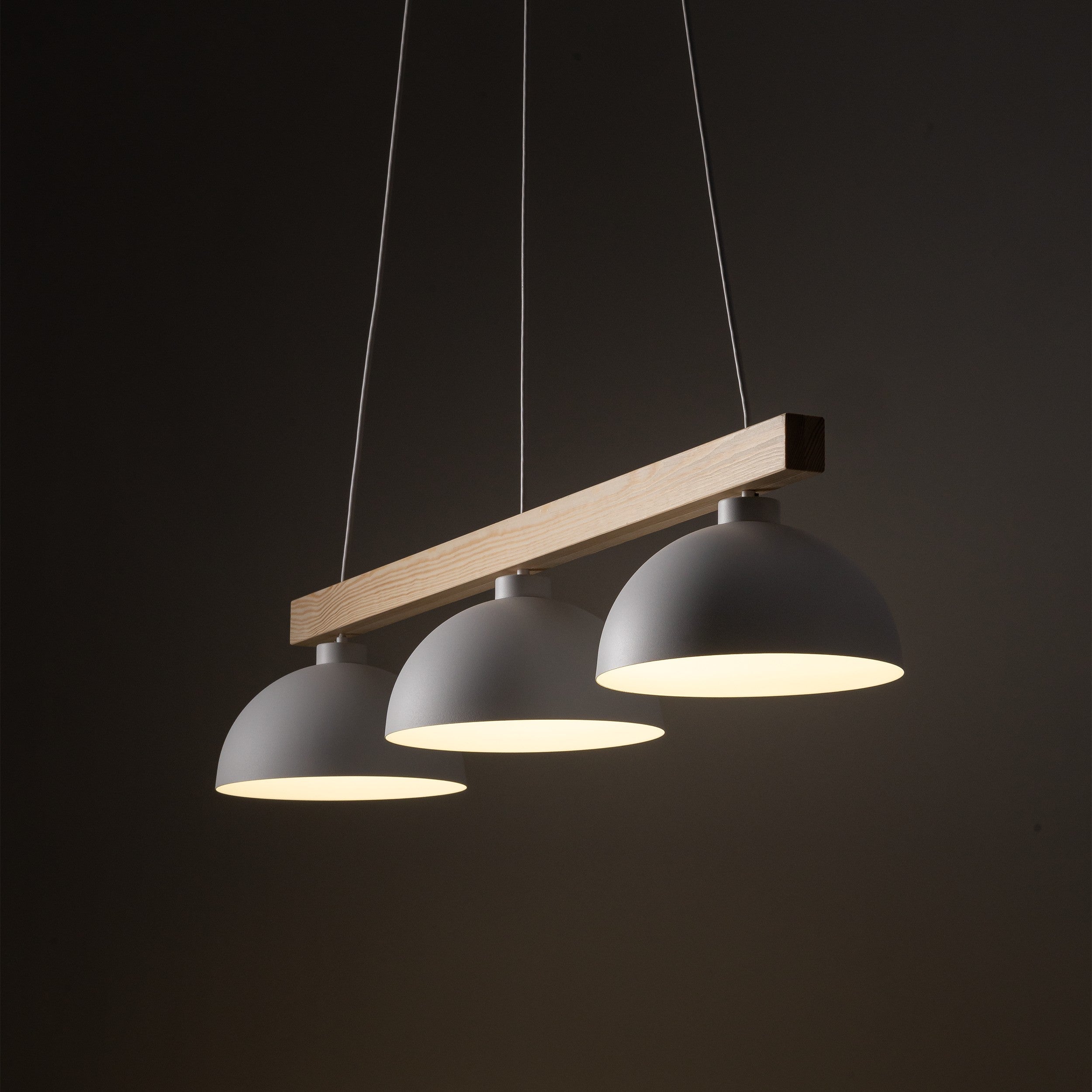 OSLO White Scandinavian Pendant Light 3