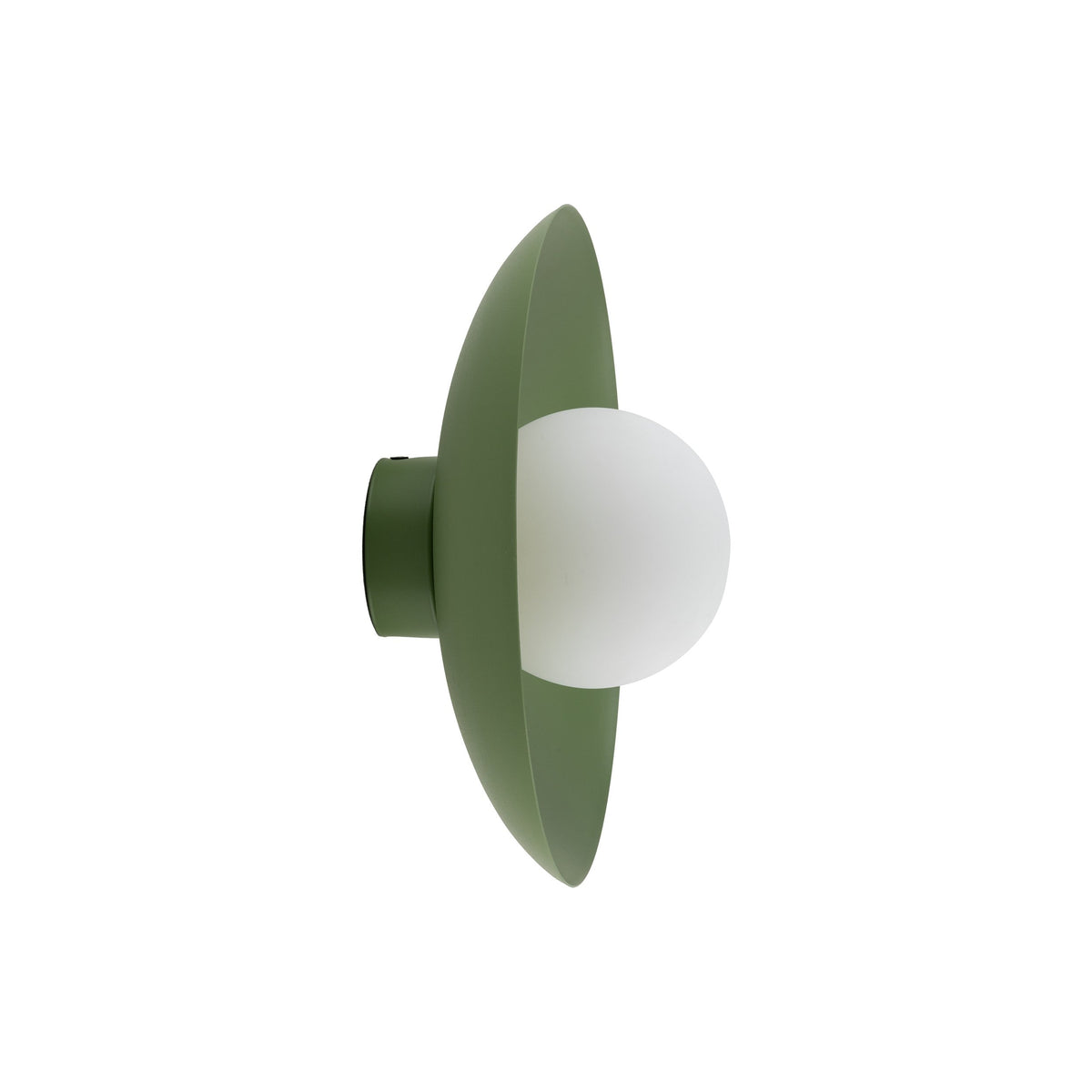 SLATE Opal Glass Wall Sconce & Flush Mount for Bedroom, Hallway & Kitchen
