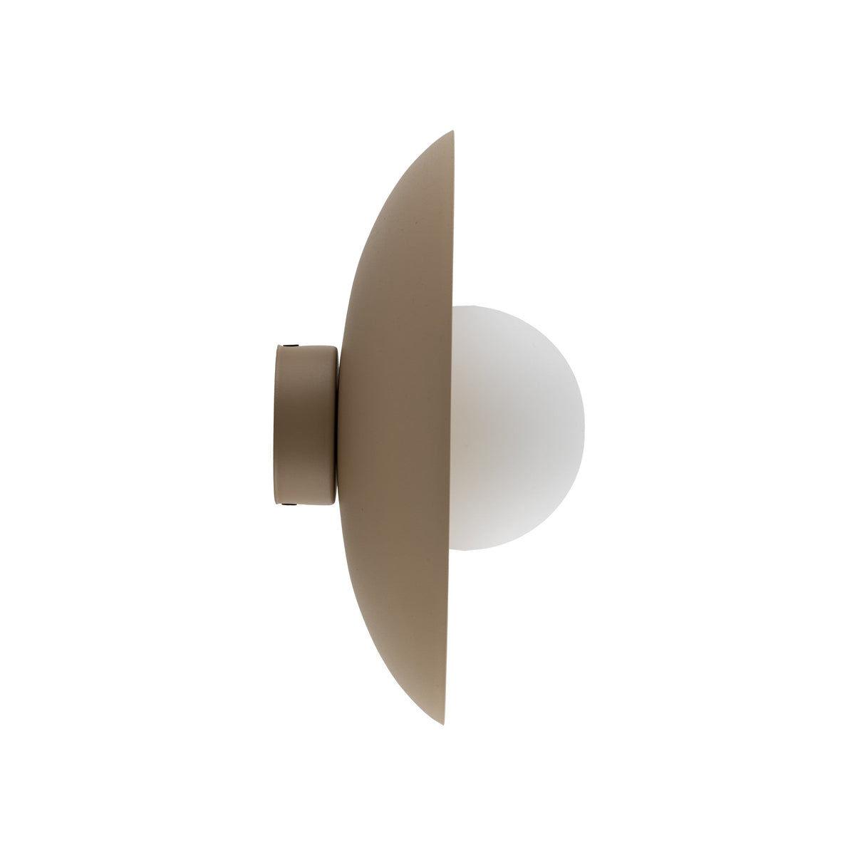 SLATE Opal Glass Wall Sconce & Flush Mount for Bedroom, Hallway & Kitchen