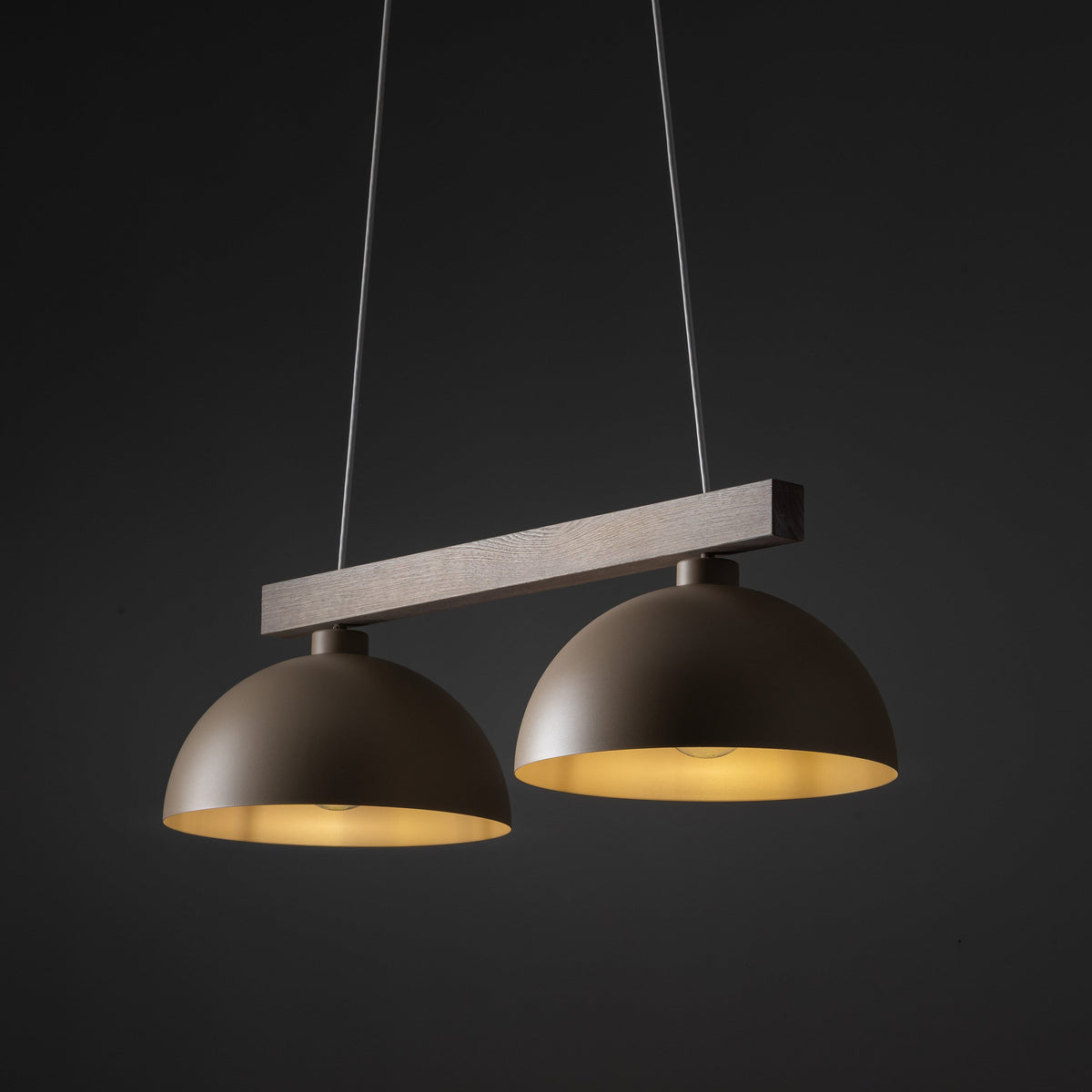 OSLO 2-Light Scandinavian Pendant Light for Kitchen Island, Dining Table & Modern Interiors