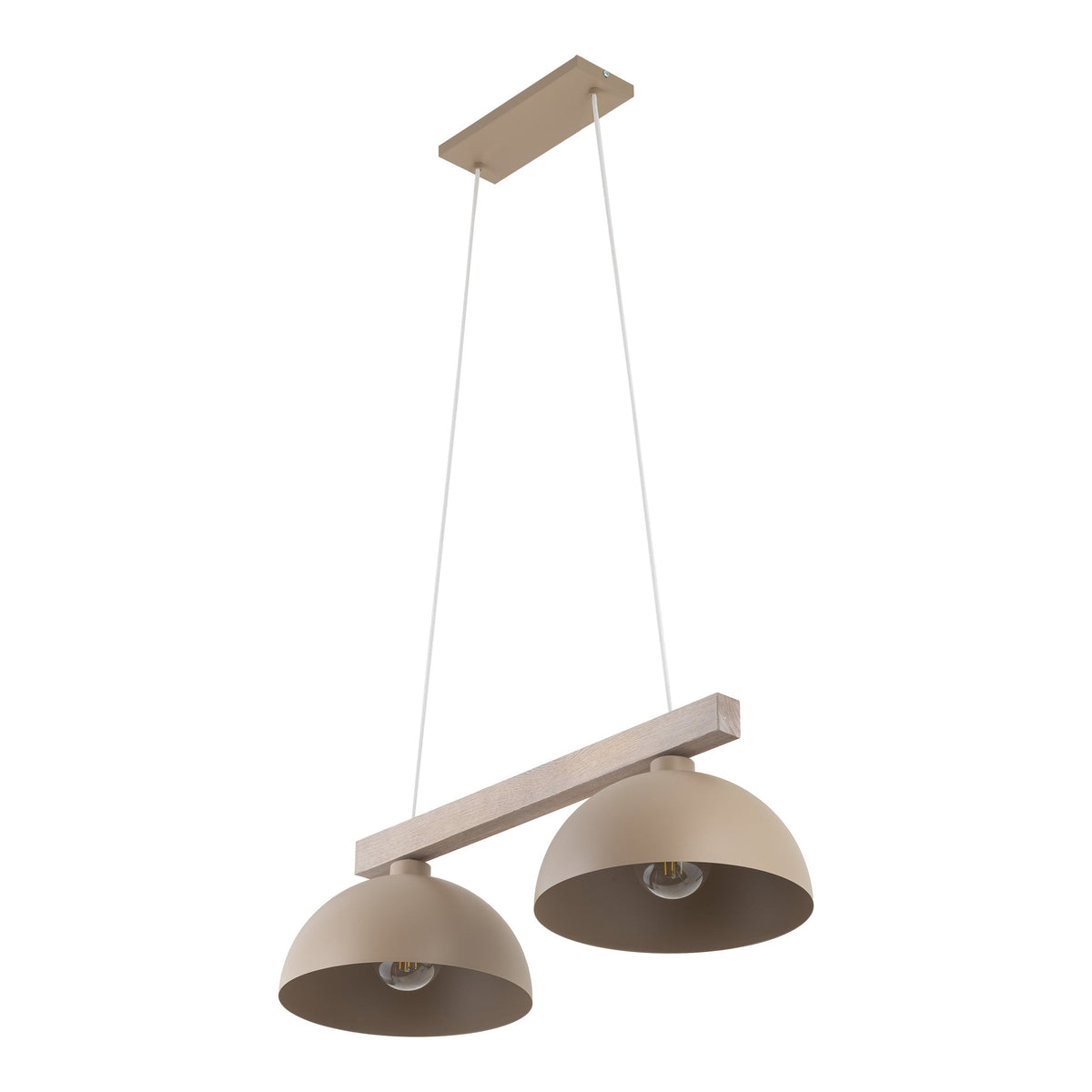 OSLO 2-Light Scandinavian Pendant Light for Kitchen Island, Dining Table & Modern Interiors