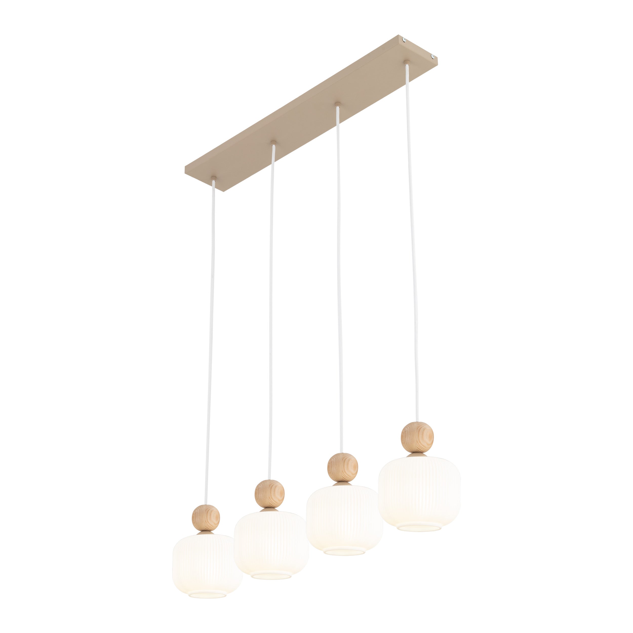 BALLO Scandinavian Glass Pendant Light for Kitchen Island, Dining Table & Modern Interiors