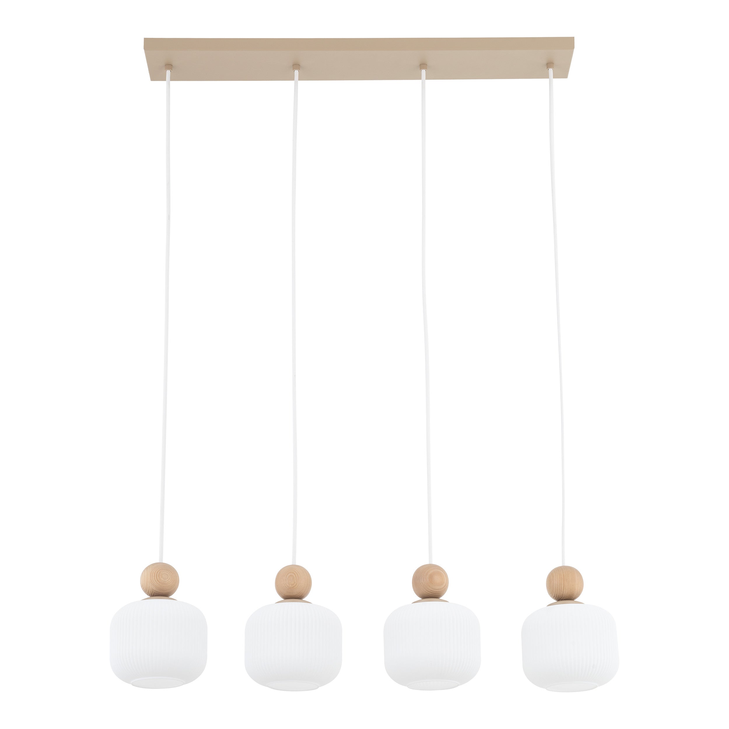 BALLO Scandinavian Glass Pendant Light for Kitchen Island, Dining Table & Modern Interiors