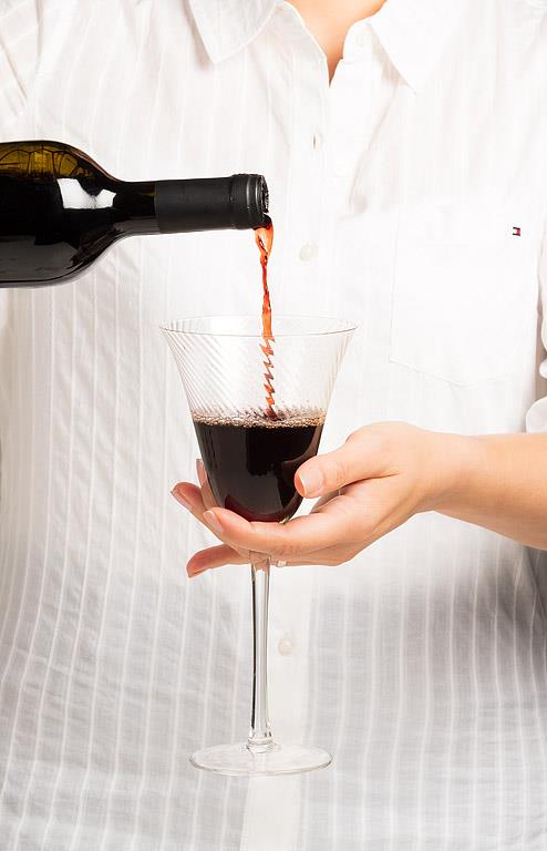 Rainbow Splash Tight Optic Wine Glass – Set of 4 | Elegant Lustre Wine Glasses (11oz)