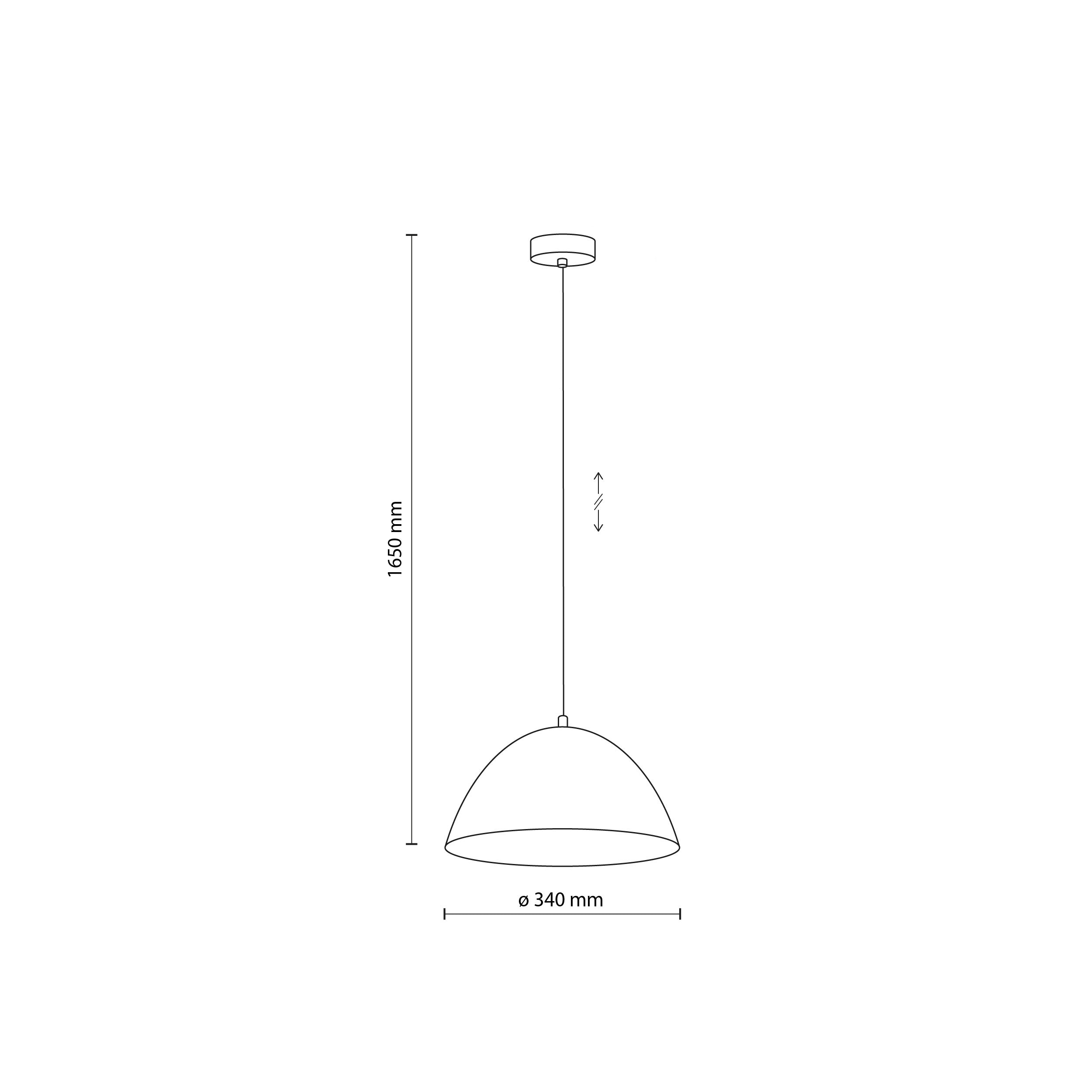 FARO Dome Pendant Light for Kitchen Island, Dining Table & Modern Interiors