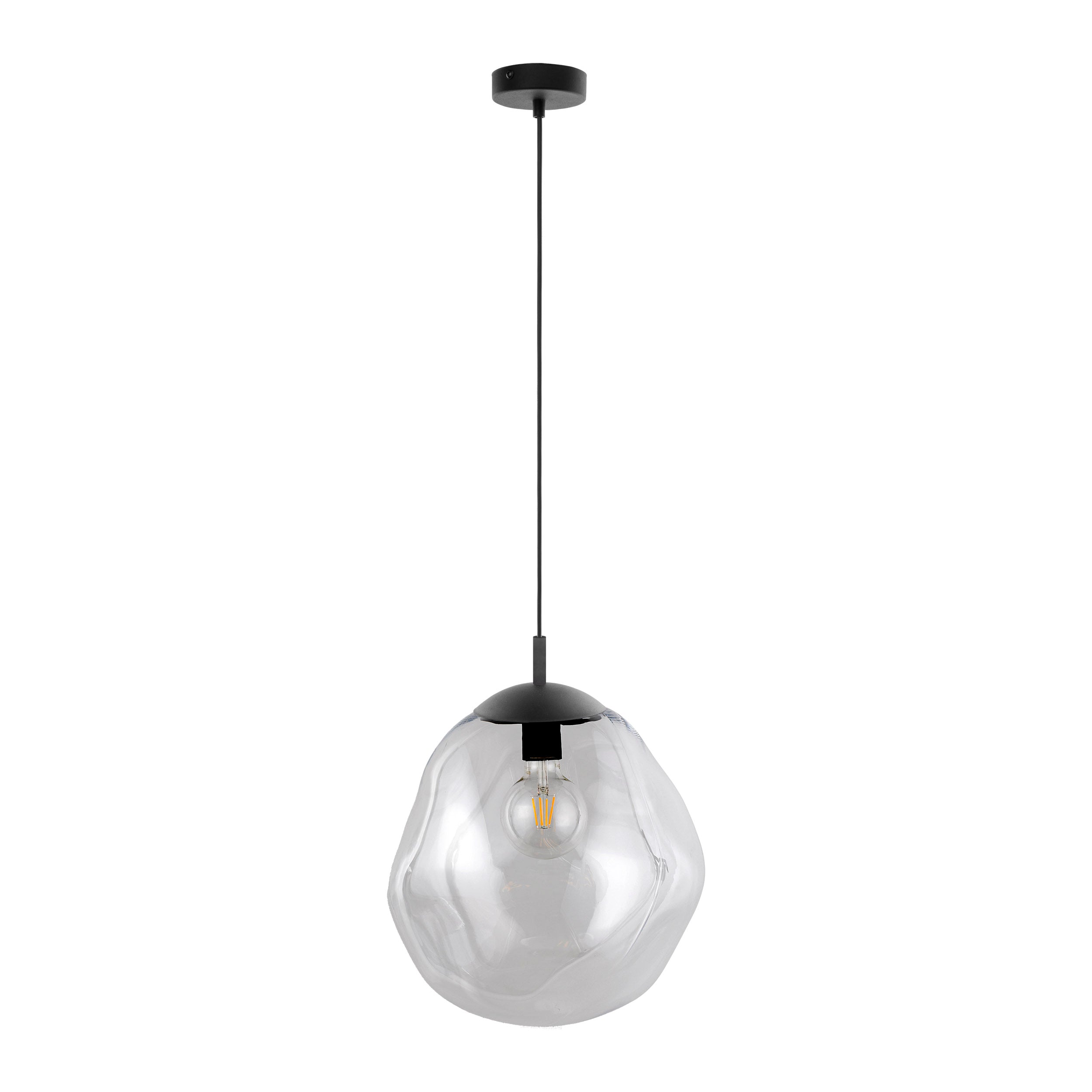 SOL Large Glass Pendant Light for Kitchen Island, Dining Room & Modern Interiors
