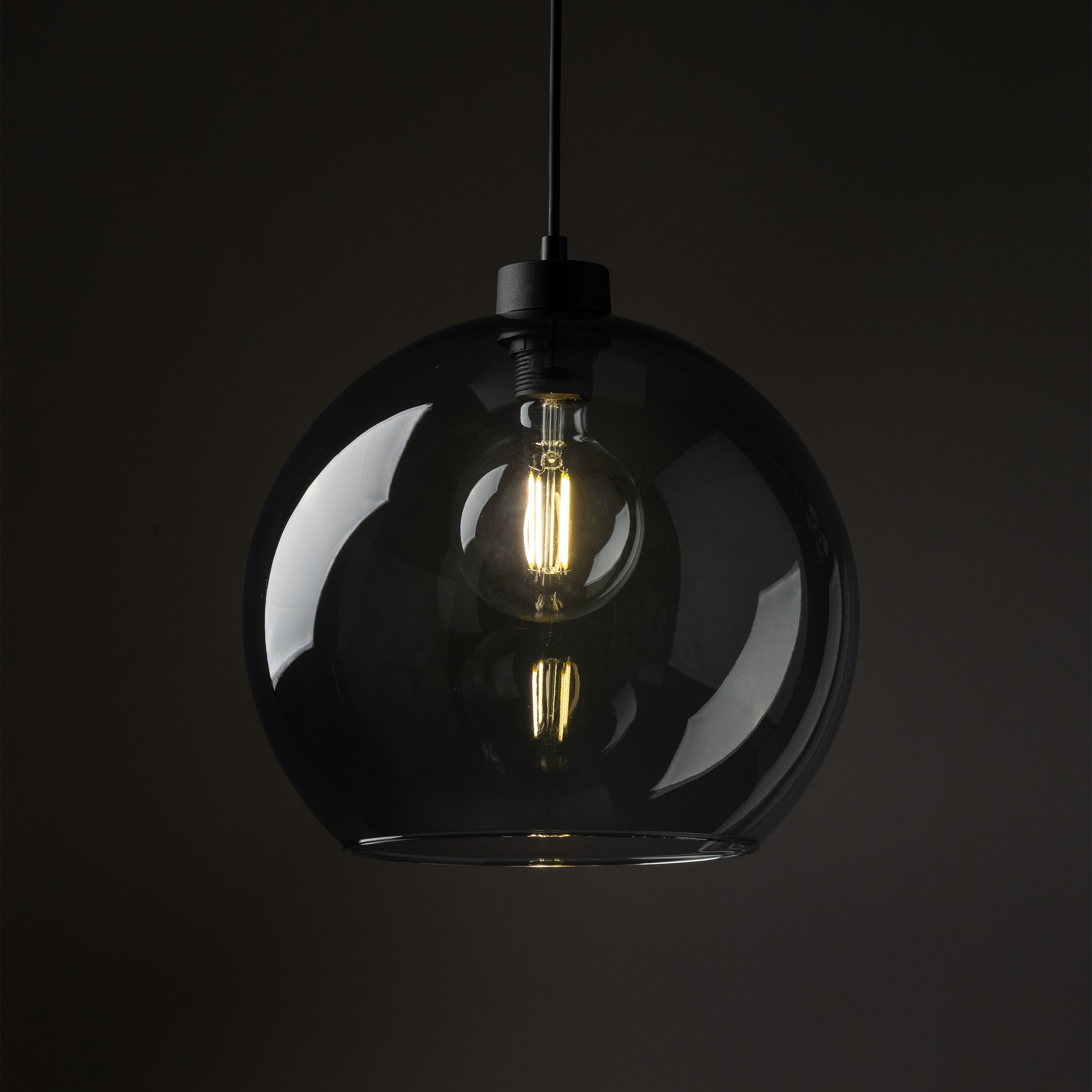 CUBUS Graphite Glass Scandinavian Pendant Light