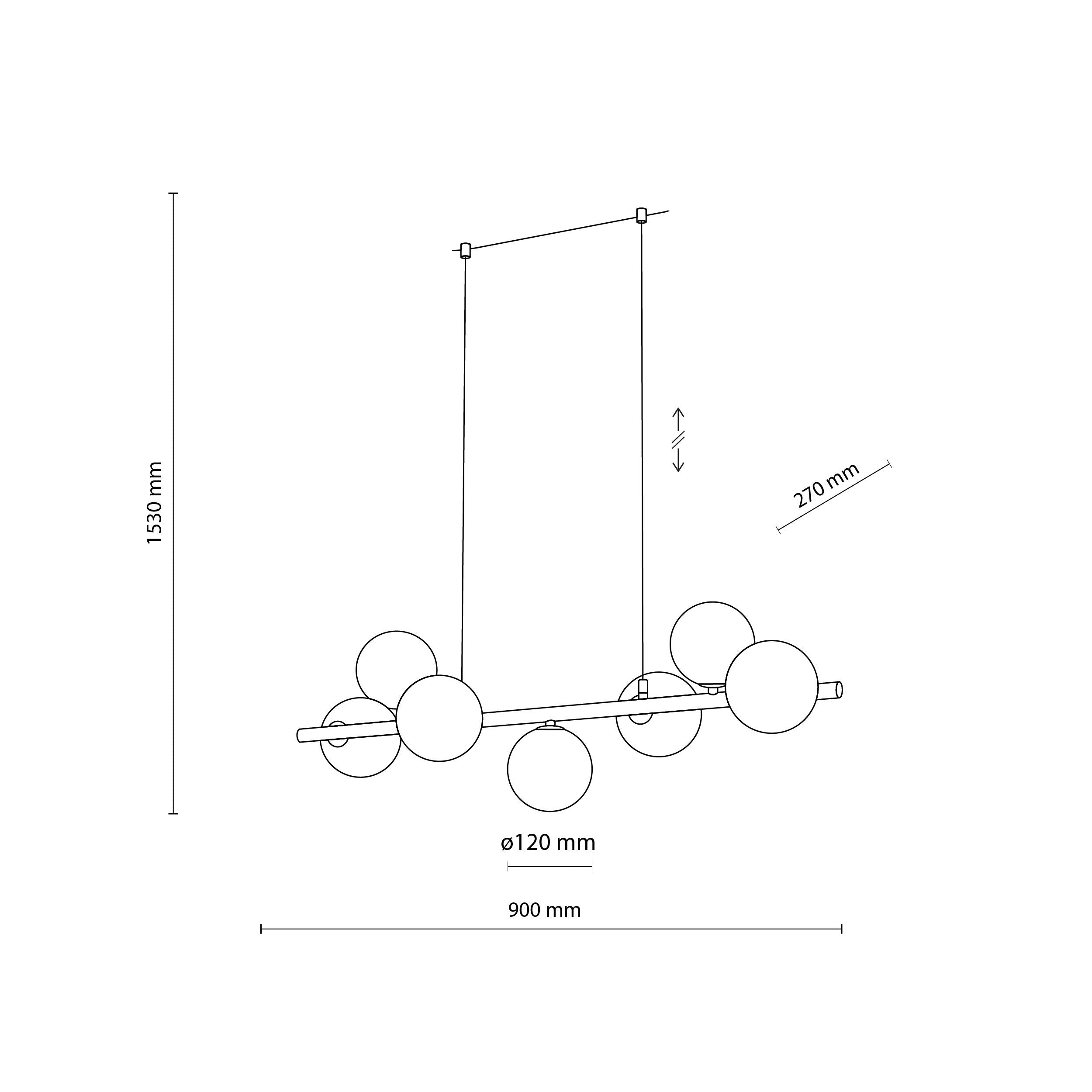 ESTERA Brown Scandinavian  Pendant Light 7